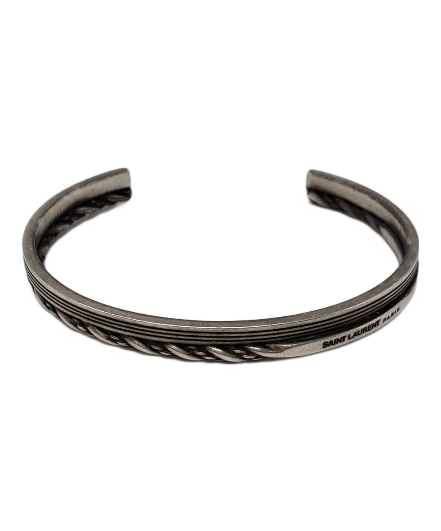 サンローランバングル 中古・古着通販】Saint Laurent Paris (サンローランパリ) Silver-tone
