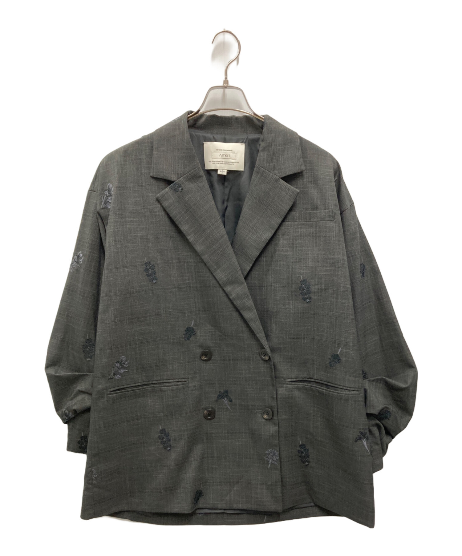 Ameri CHECK FLOWER PAPA JACKET Ameri CHECK FLOWER PAPA JACKET