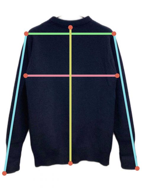 ANDERSEN-ANDERSEN : 5G フィッシャーマンニット●M●黒 ANDERSEN-ANDERSEN（アンデルセンアンデルセン） THE NAVY CREW