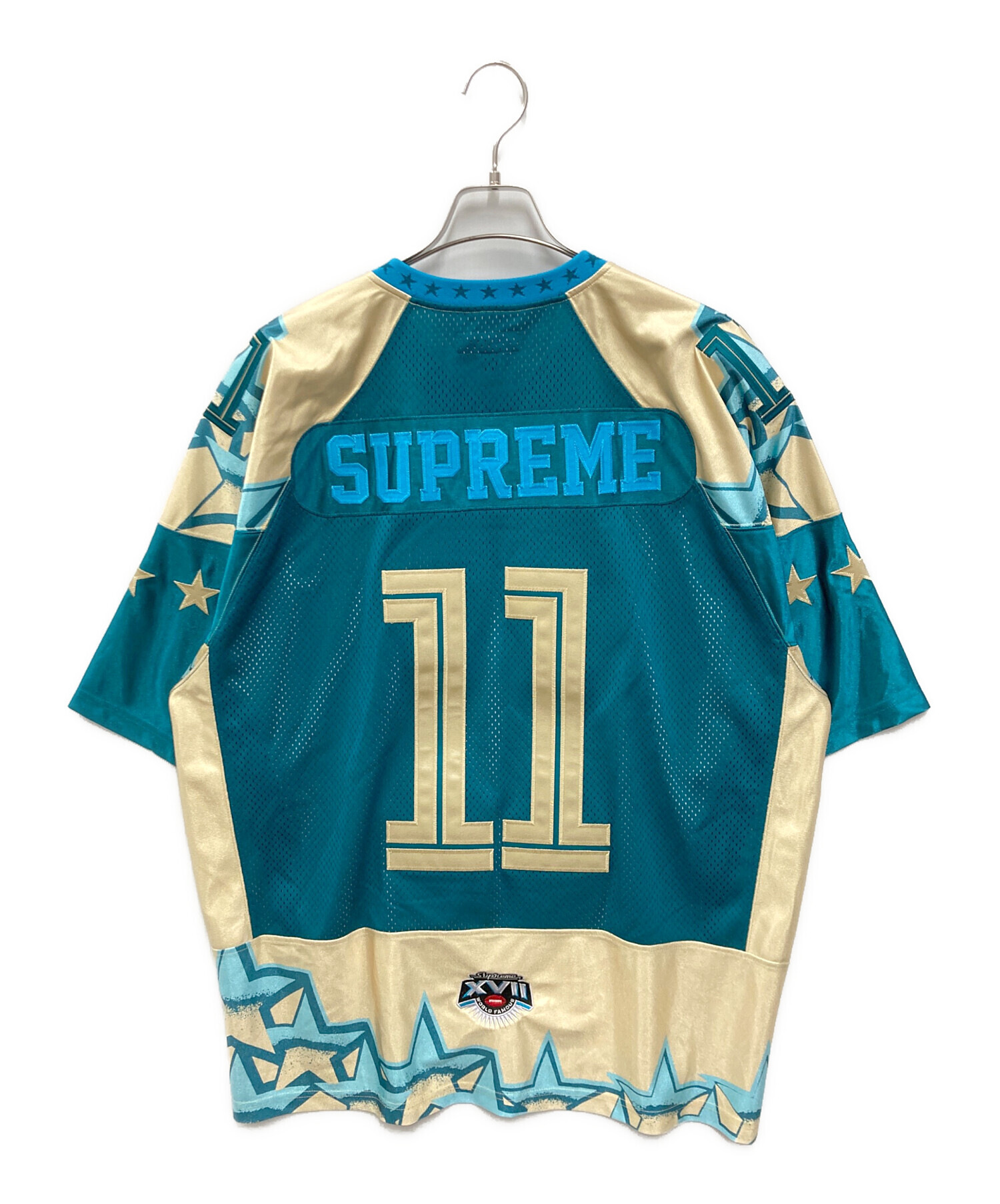 Supreme Stars Football Jersey 新品未開封 ブルー 中古・古着通販】Supreme (シュプリーム) Stars Football Jersey
