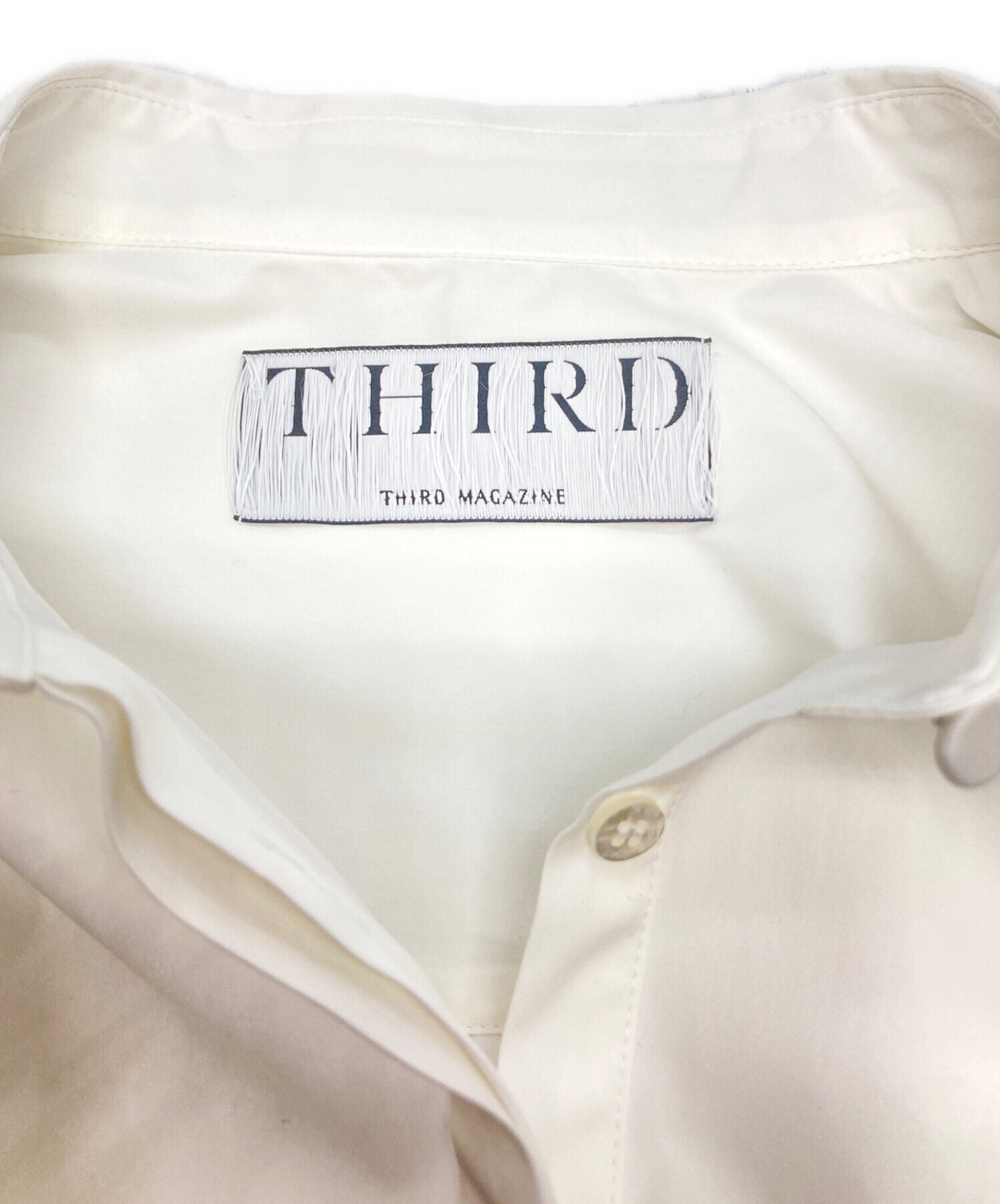 中古・古着通販】THIRD MAGAZINE (サードマガジン) 裾レースブラウス 