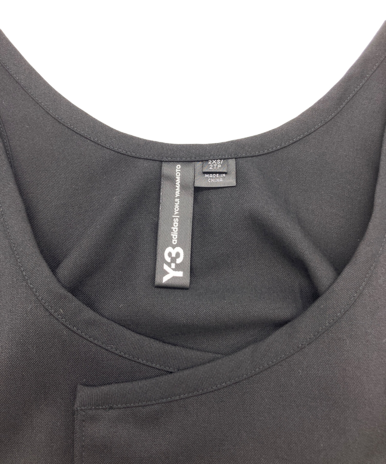 中古・古着通販】Y-3 (ワイスリー) ウール混ノースリーブワンピース