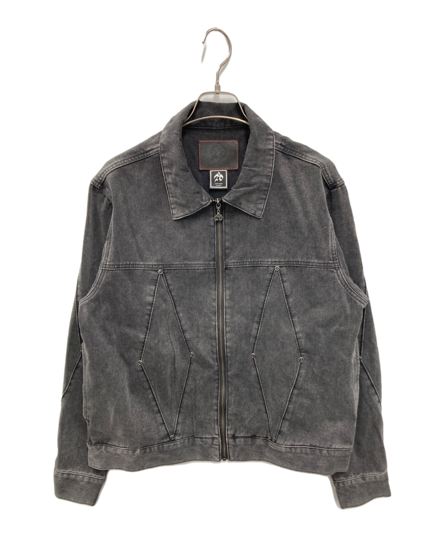 中古・古着通販】ANTIMID (アンチミッド) デニムジャケット ブラック