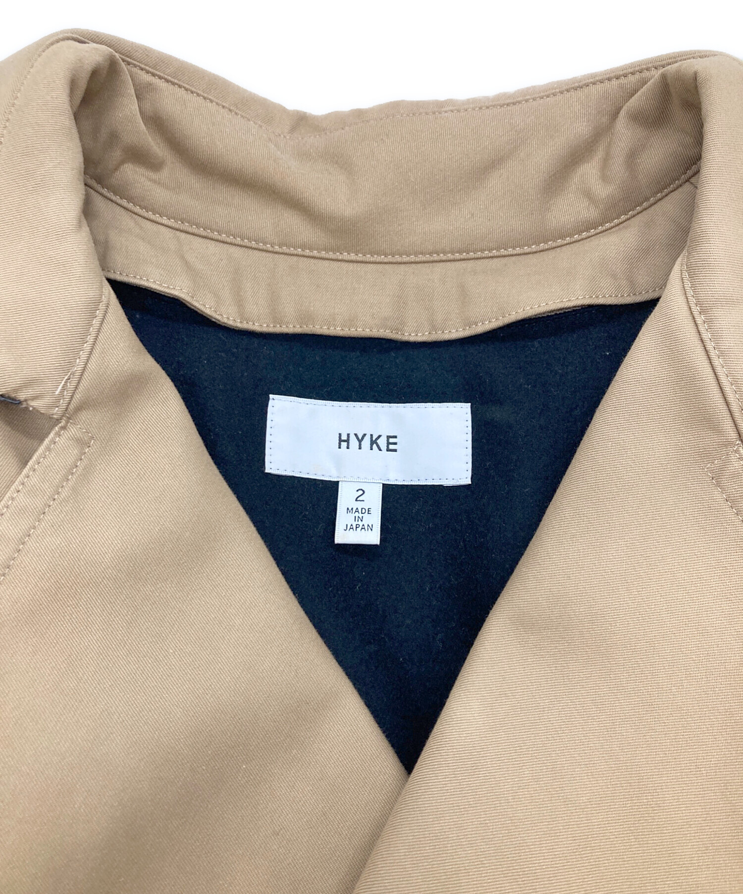 中古・古着通販】HYKE (ハイク) ビックフィットトレンチコート