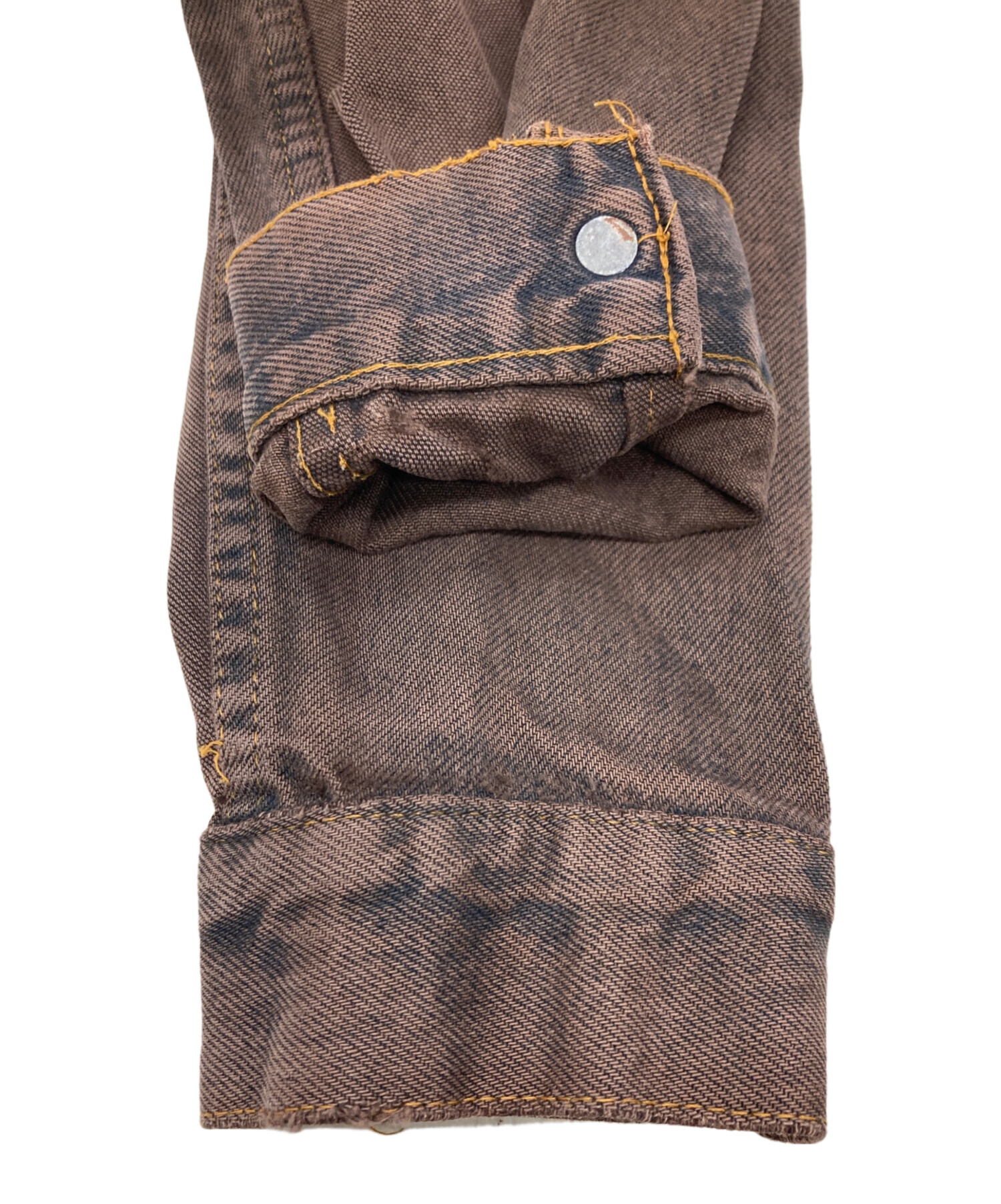 中古・古着通販】LEVI'S (リーバイス) デニムジャケット ブラウン