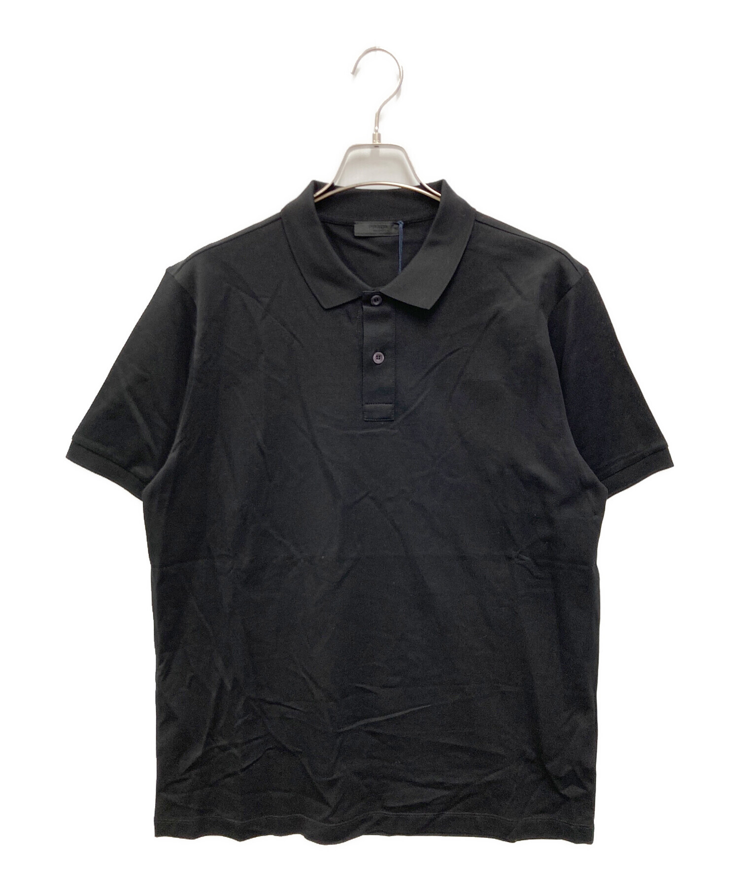 PRADA 長袖ポロシャツ ブラック PRADA プラダ 長袖 ポロシャツ ロングTシャツ ブラック XXL - メルカリ
