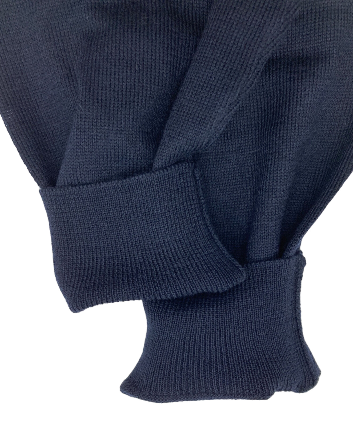 中古・古着通販】PRADA (プラダ) Vネックニット ネイビー サイズ