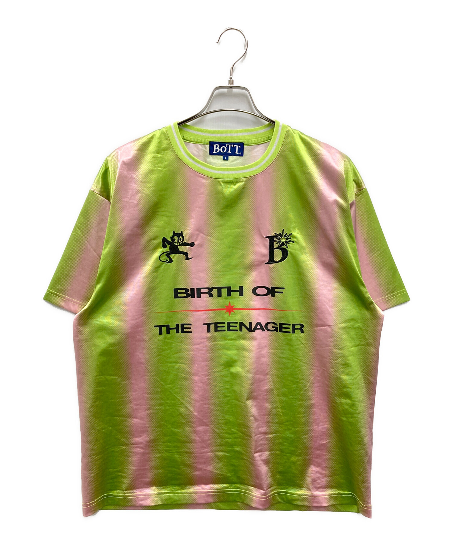 中古・古着通販】BoTT (ボット) Gradient Soccer Shirt ピンク 