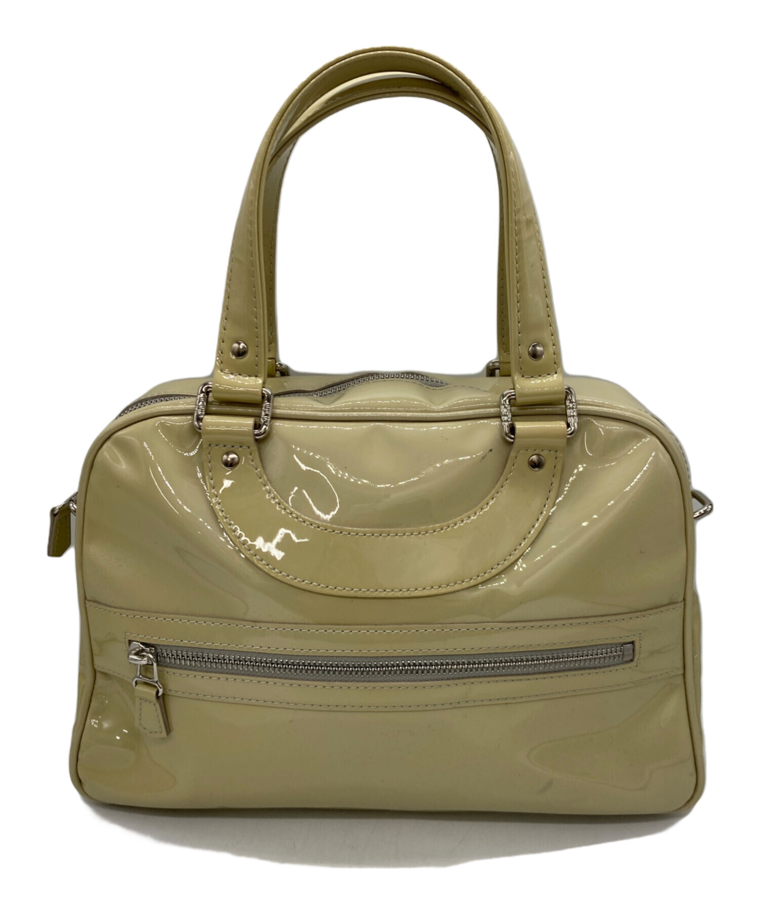 【激レア品】JACQUES LE CORRE エナメルハンドバッグ(スモール) 中古・古着通販】JACQUES LE CORRE (ジャックルコー) エナメル