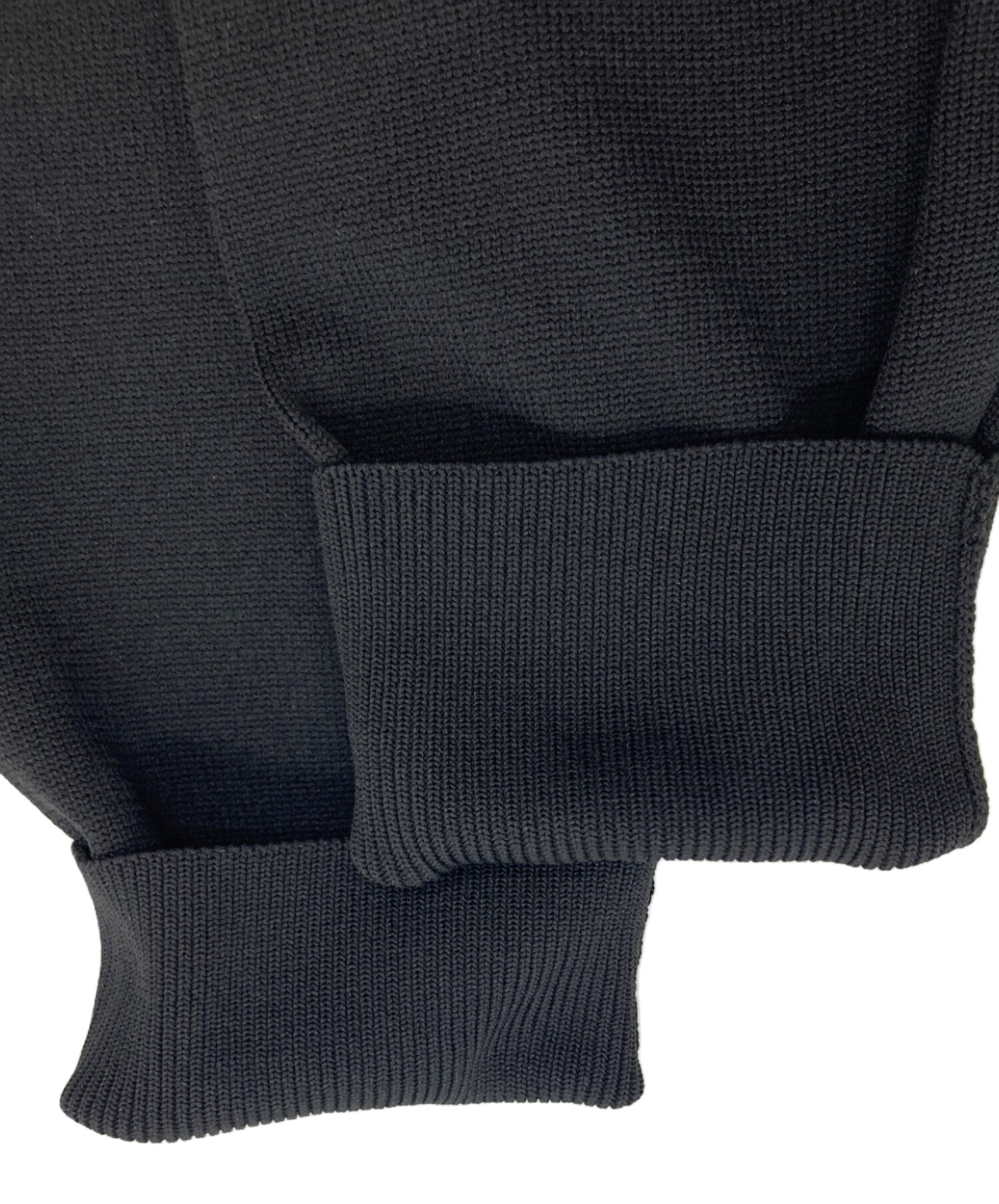 ハイアンドHIAND Ruffled-Hem Polo Dress ほしのあき 中古・古着通販】HIAND (ハイアンド) Ruffled-Hem Polo Dress ブラック