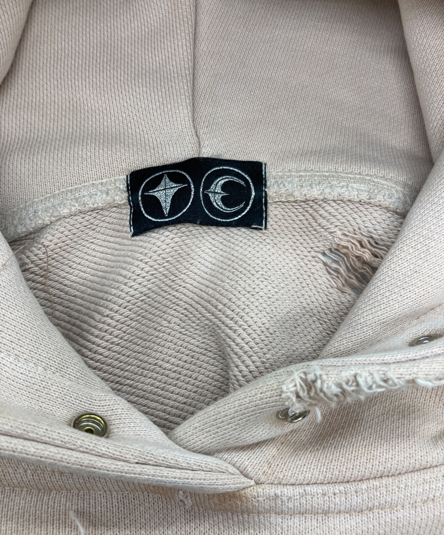 中古・古着通販】THUG CLUB (サグ クラブ) Rock Hoodie ベージュ 