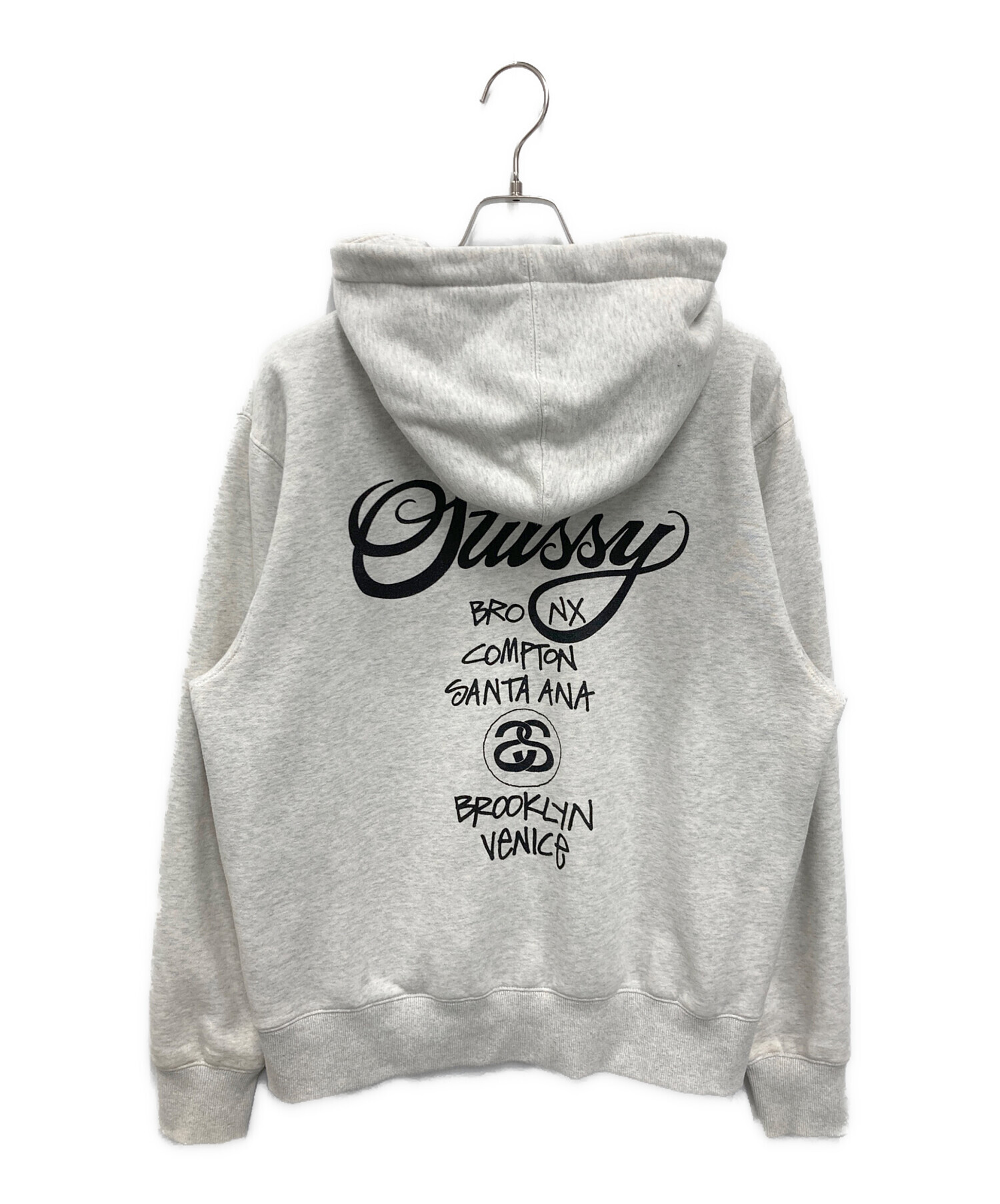 中古・古着通販】stussy (ステューシー) ワールドツアージップパーカー