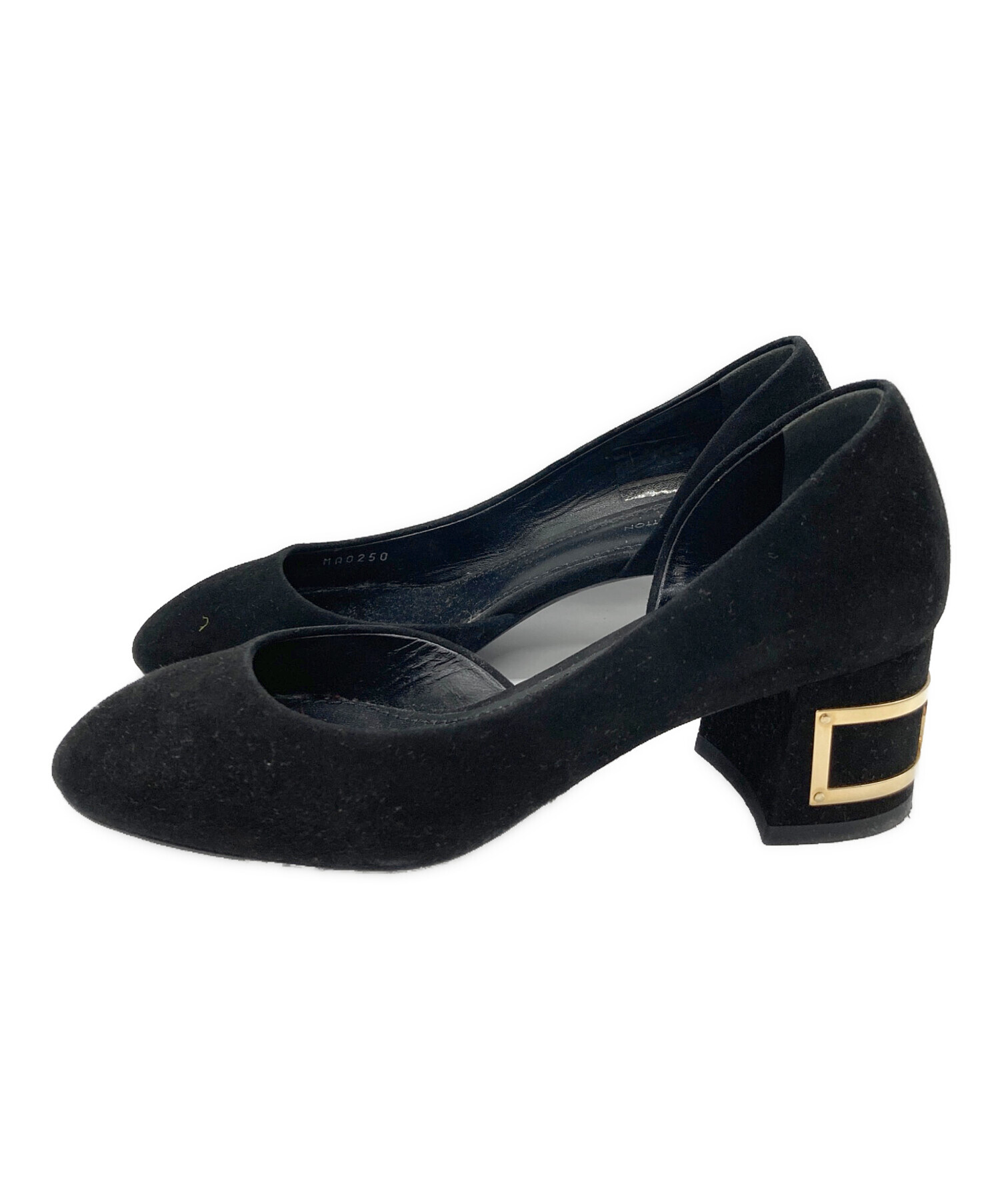 中古・古着通販】LOUIS VUITTON (ルイ ヴィトン) スウェードパンプス