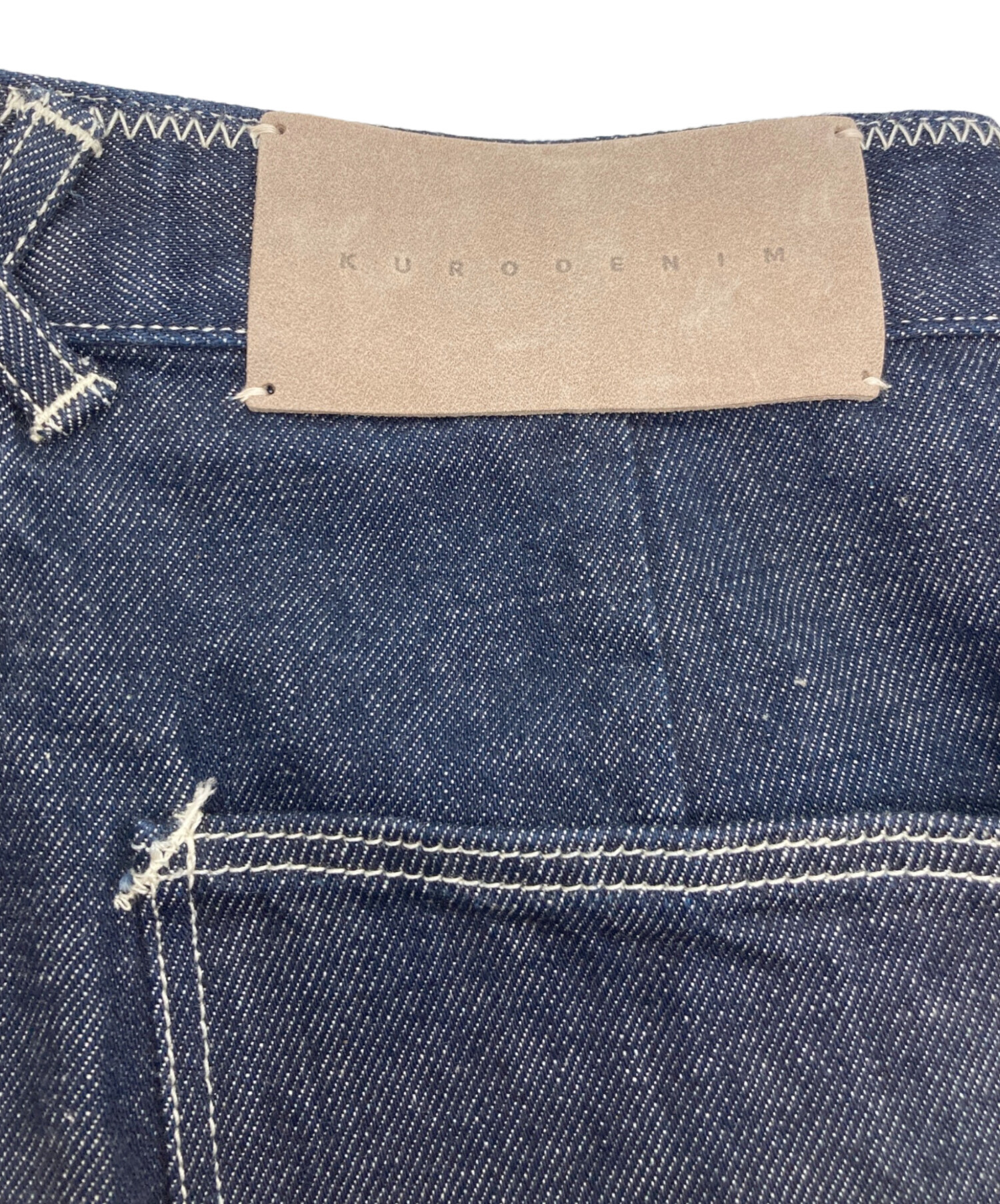 中古・古着通販】KURO (クロ) THREE DIMENSIONAL CUTTING DENIM