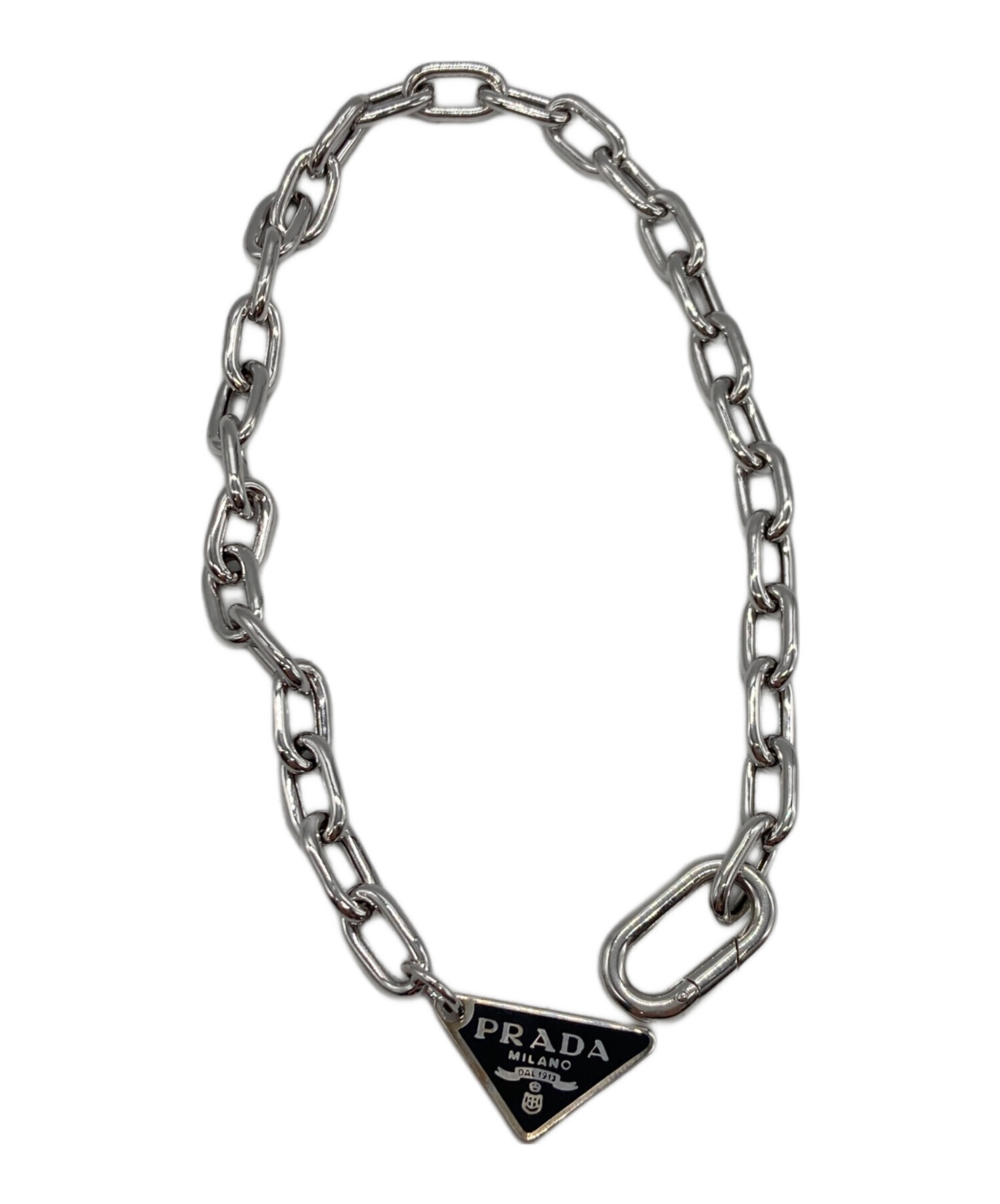 中古・古着通販】PRADA (プラダ) SMALTO JEWELS A シルバー サイズ:L