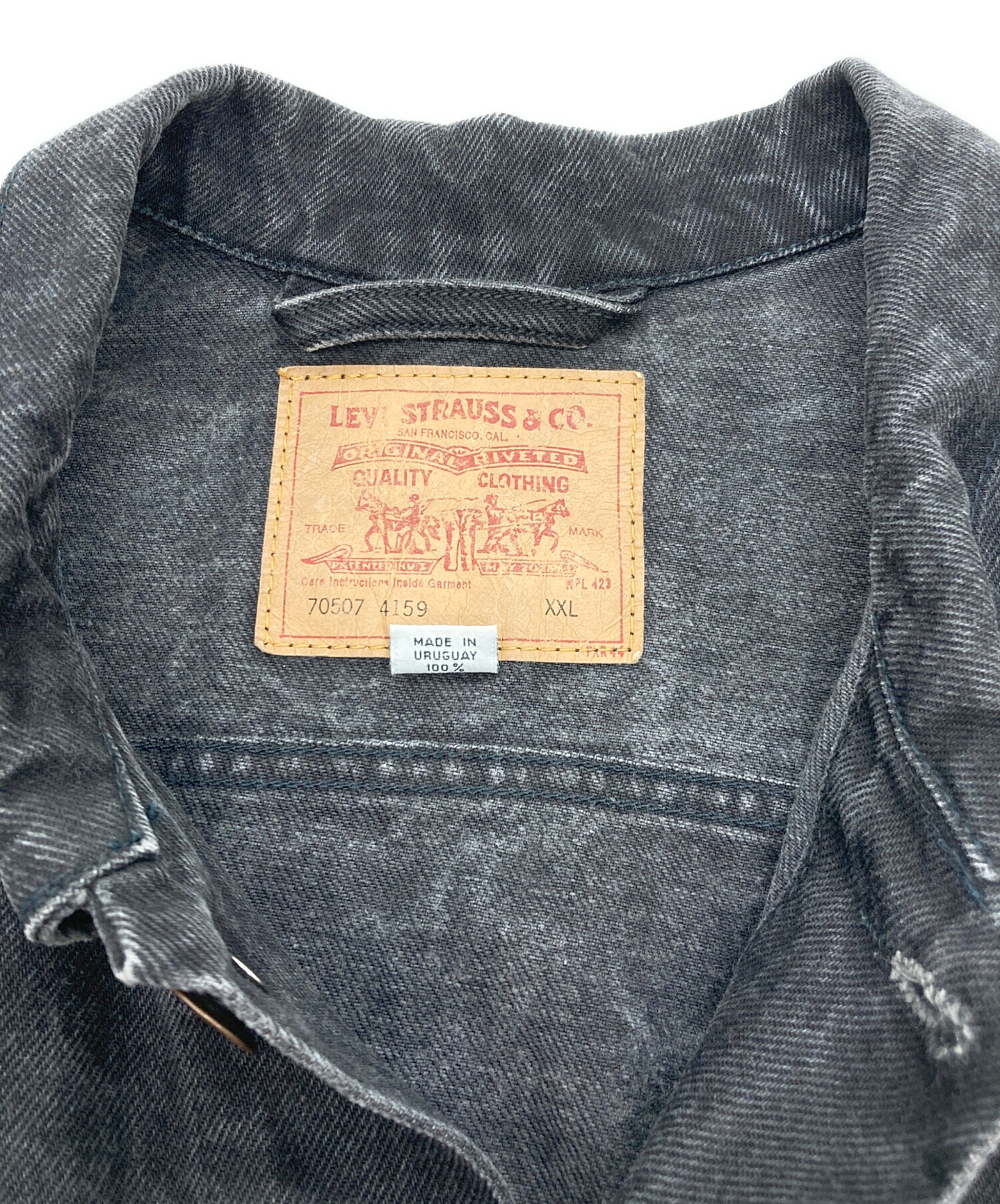 中古・古着通販】LEVI'S (リーバイス) ［古着］ブラックデニム