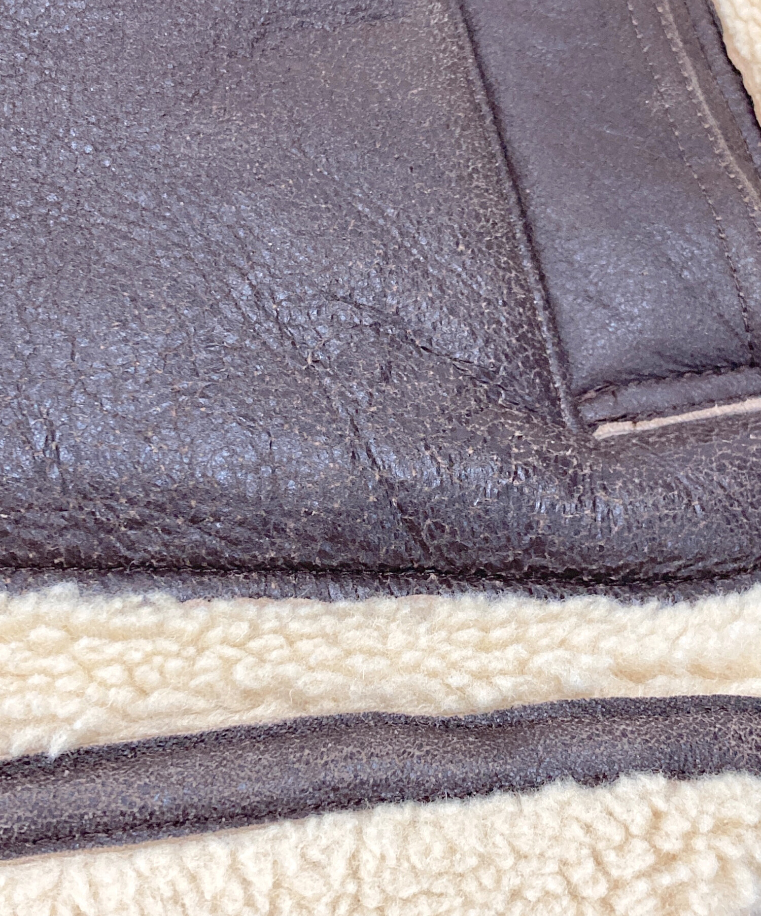 中古・古着通販】Schott (ショット) ボアフライトジャケット ベージュ