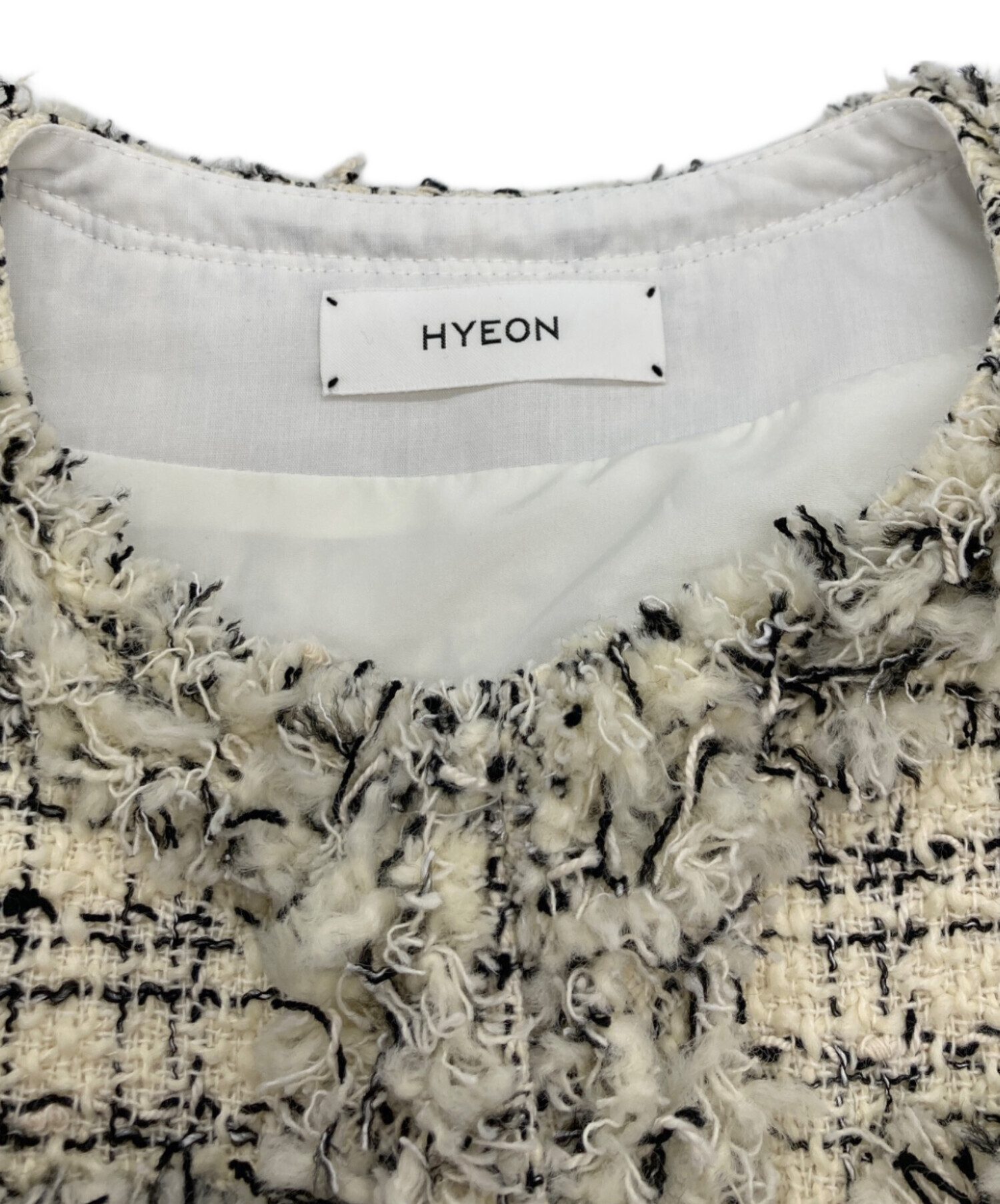 中古・古着通販】HYEON (ヘヨン) basil gilet アイボリー サイズ:FREE