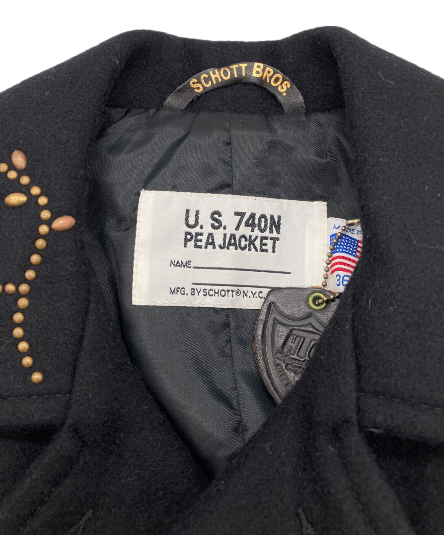 中古・古着通販】Schott (ショット) htc (エイチティーシー) スタッズP