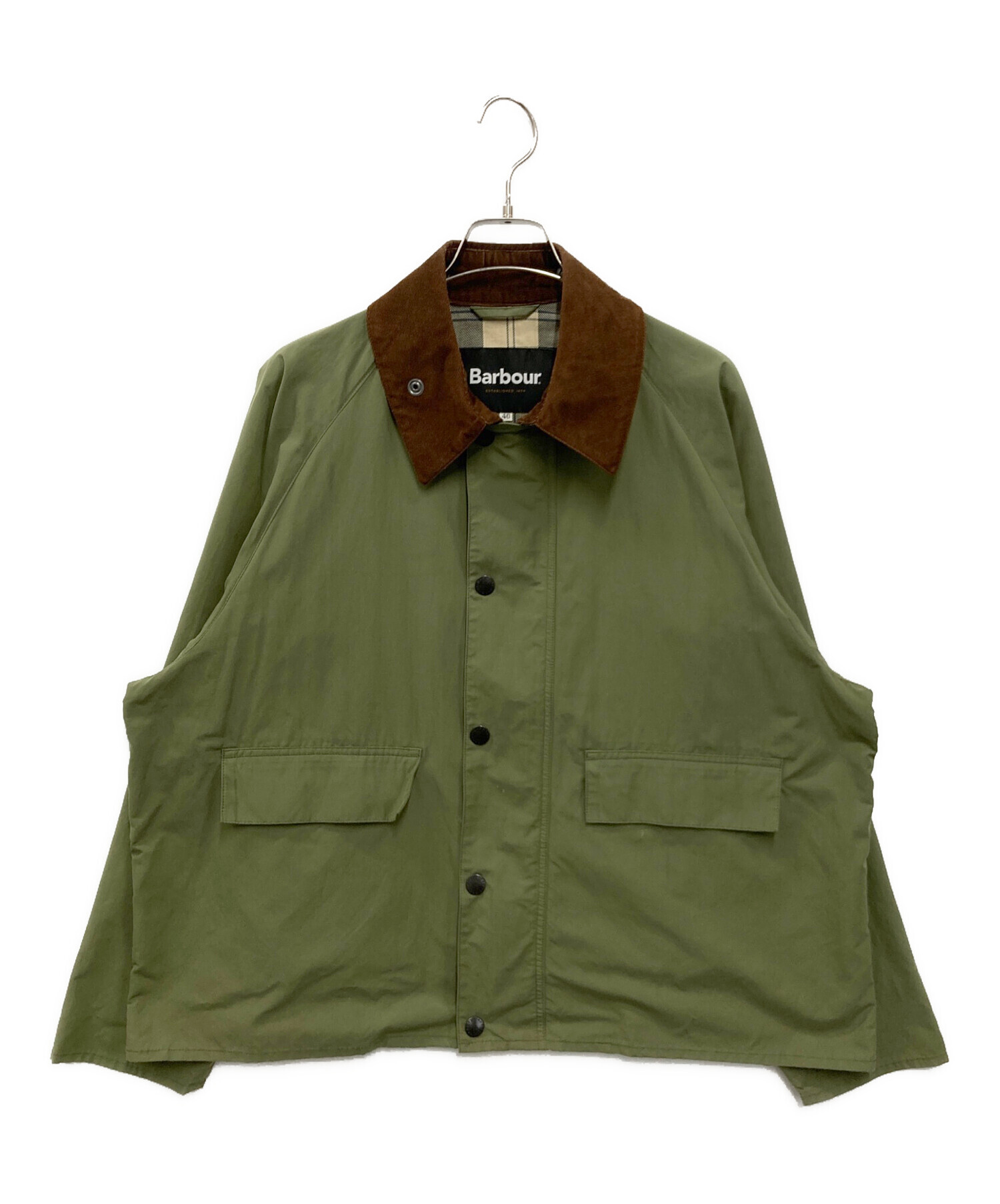 【新品タグ付】Barbour バブアー トランスポート グリーン 中古・古着通販】Barbour (バブアー) MODIFIED TRANPORT グリーン