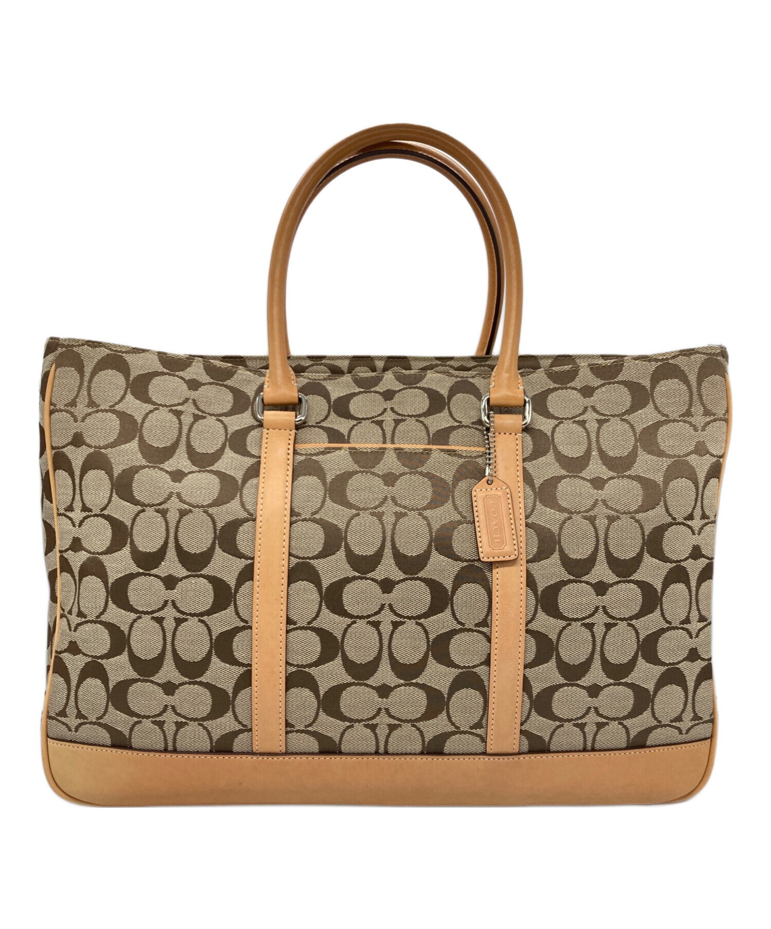 中古・古着通販】COACH (コーチ) トートバッグ ベージュ｜ブランド