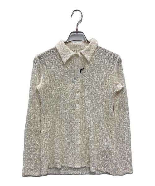 中古・古着通販】CARLA (カーラ) Lady lace shirt ホワイト サイズ