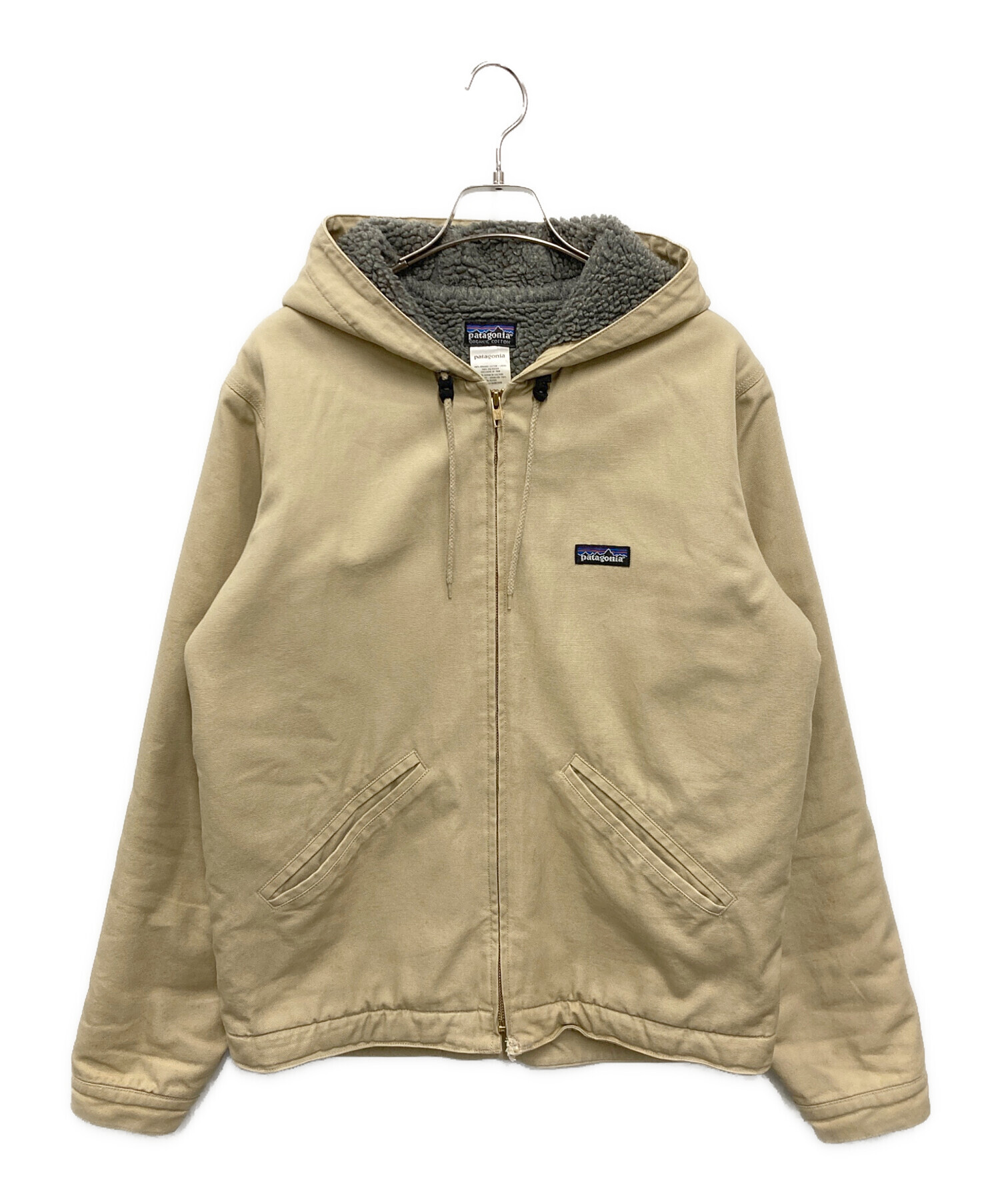 patagonia フード付きジャケット Sサイズ ベージュ 中古・古着通販】Patagonia (パタゴニア) Lined Canvas Hoody ベージュ