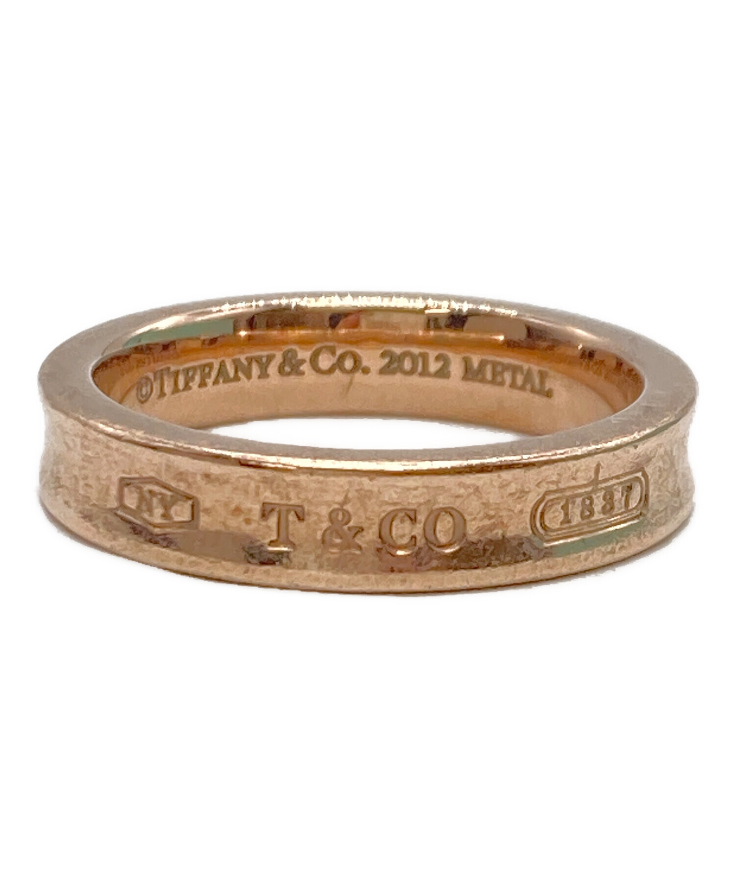 Tiffany　ティファニー　1837　ナローリング　ルベドメタル　10号 中古・古着通販】Tiffany & Co. (ティファニー) 1837ナローリング