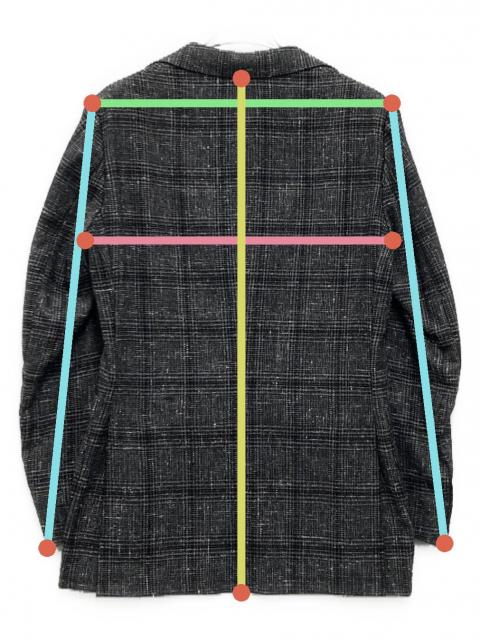 中古・古着通販】De Petrillo (デペトリロ) ウールシルクチェック