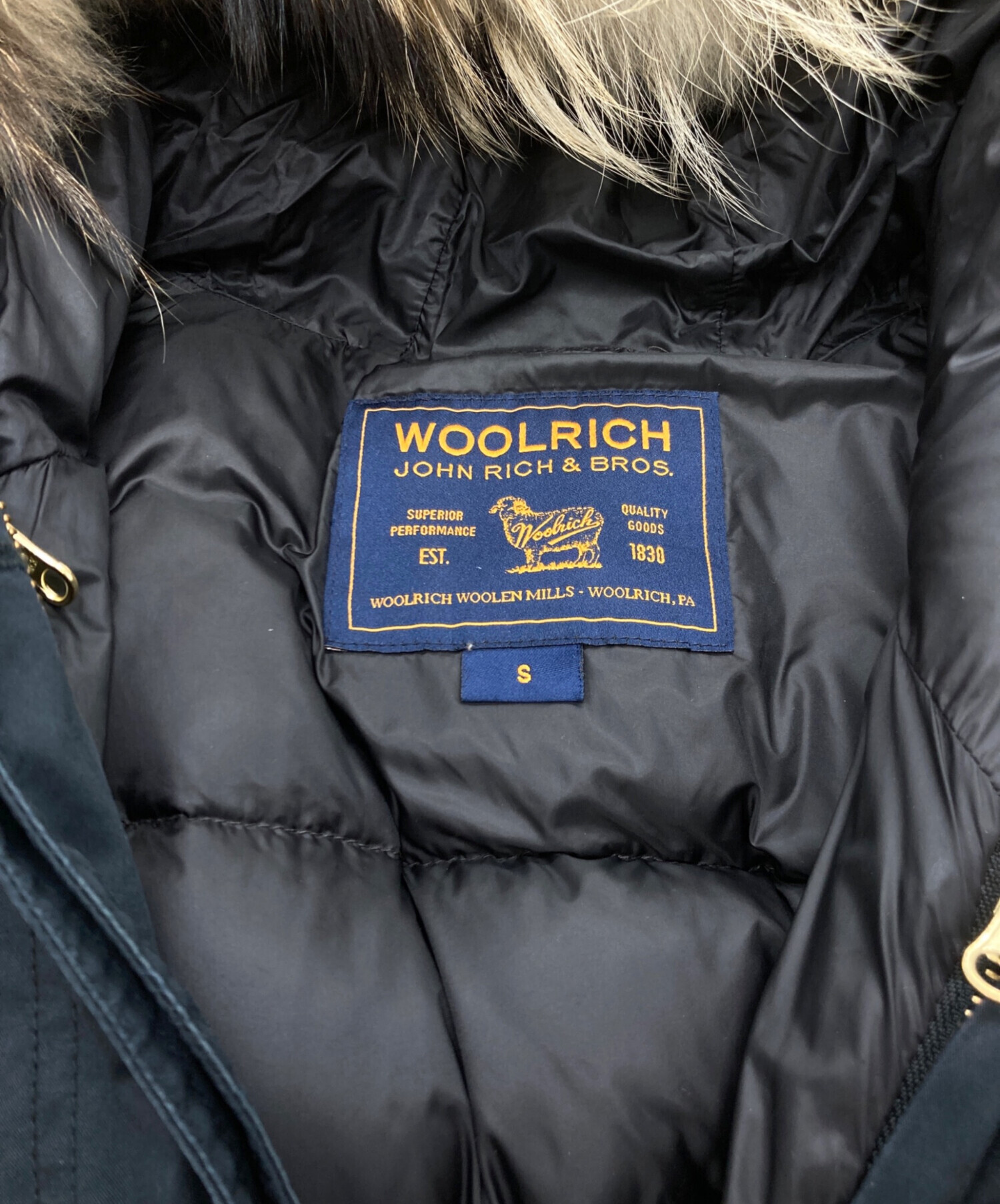 中古・古着通販】WOOLRICH (ウールリッチ) SCARLETT PARKA ネイビー 