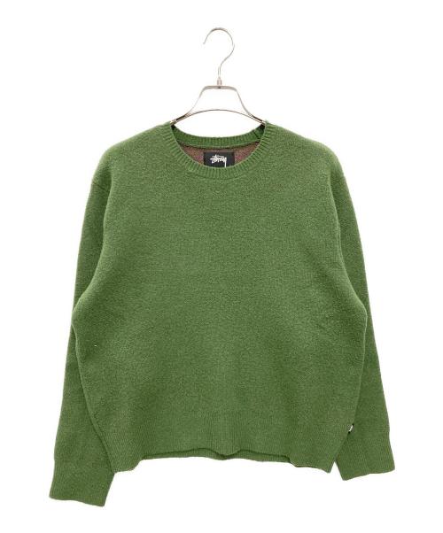 Stüssy ニット　M カーキ 中古・古着通販】stussy (ステューシー) PAISLEY SWEATER カーキ