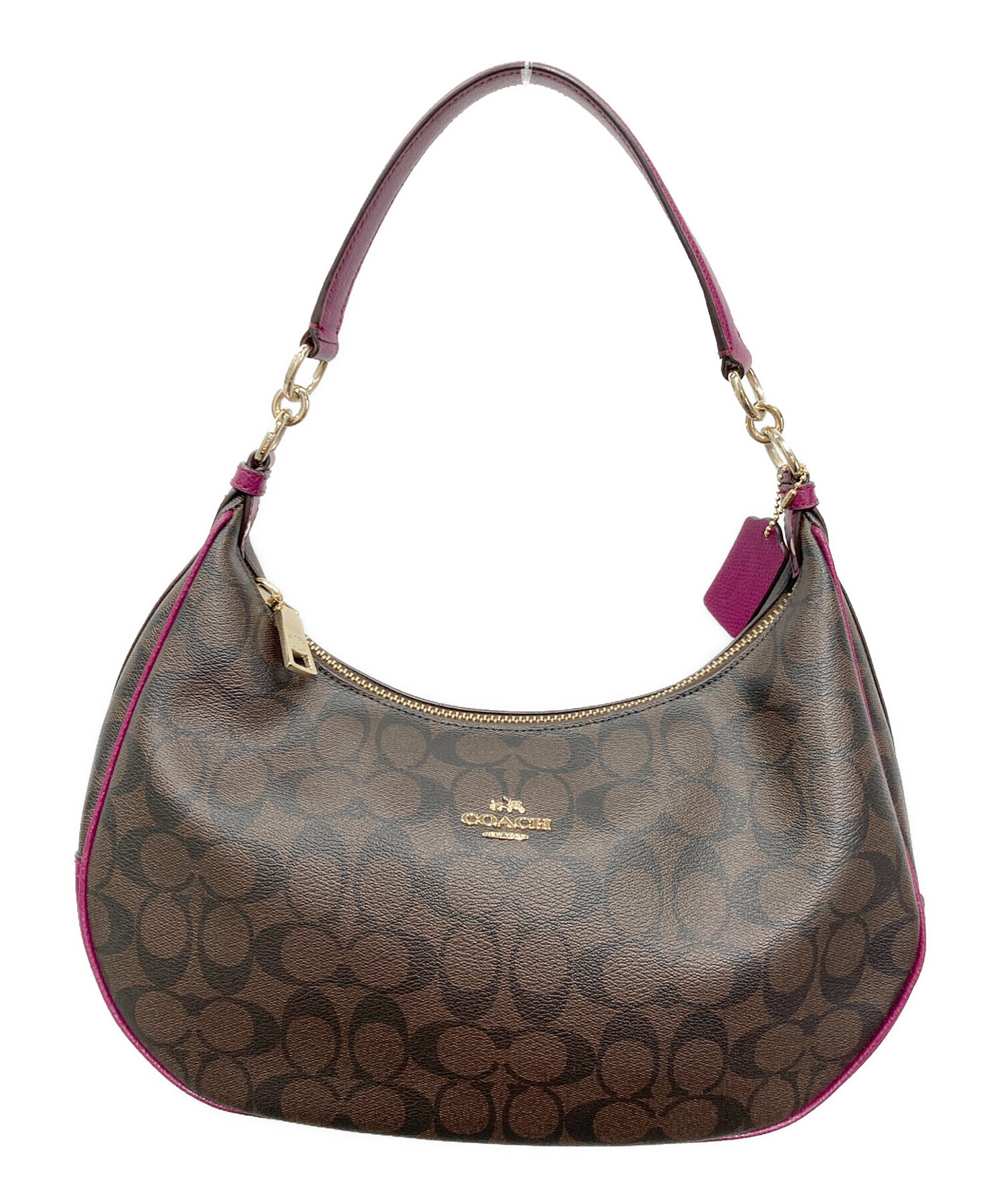 中古・古着通販】COACH (コーチ) シグネチャー 2WAYショルダーバッグ