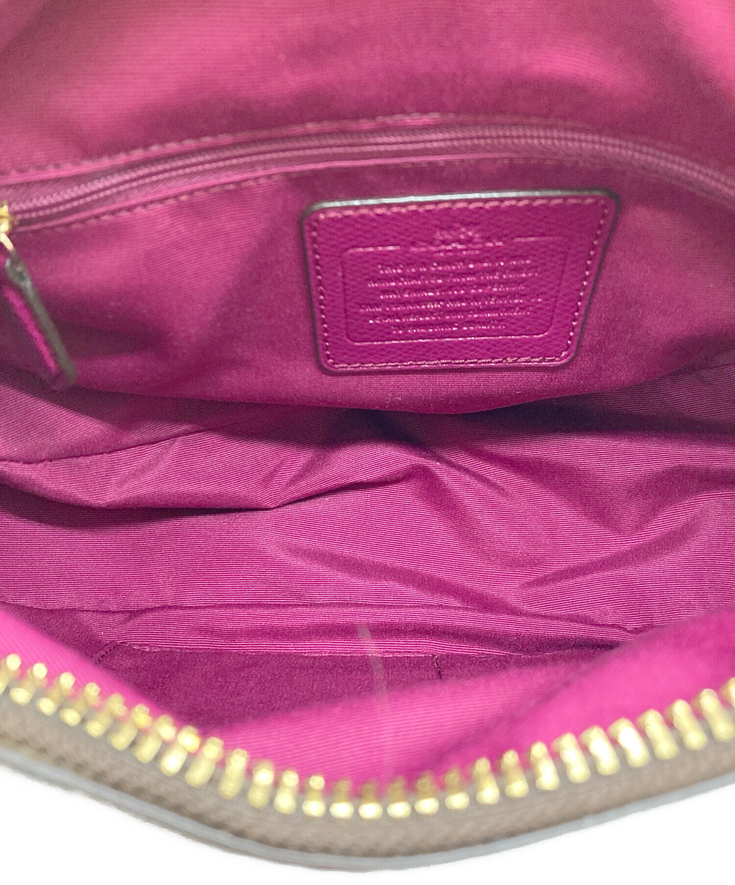 中古・古着通販】COACH (コーチ) シグネチャー 2WAYショルダーバッグ