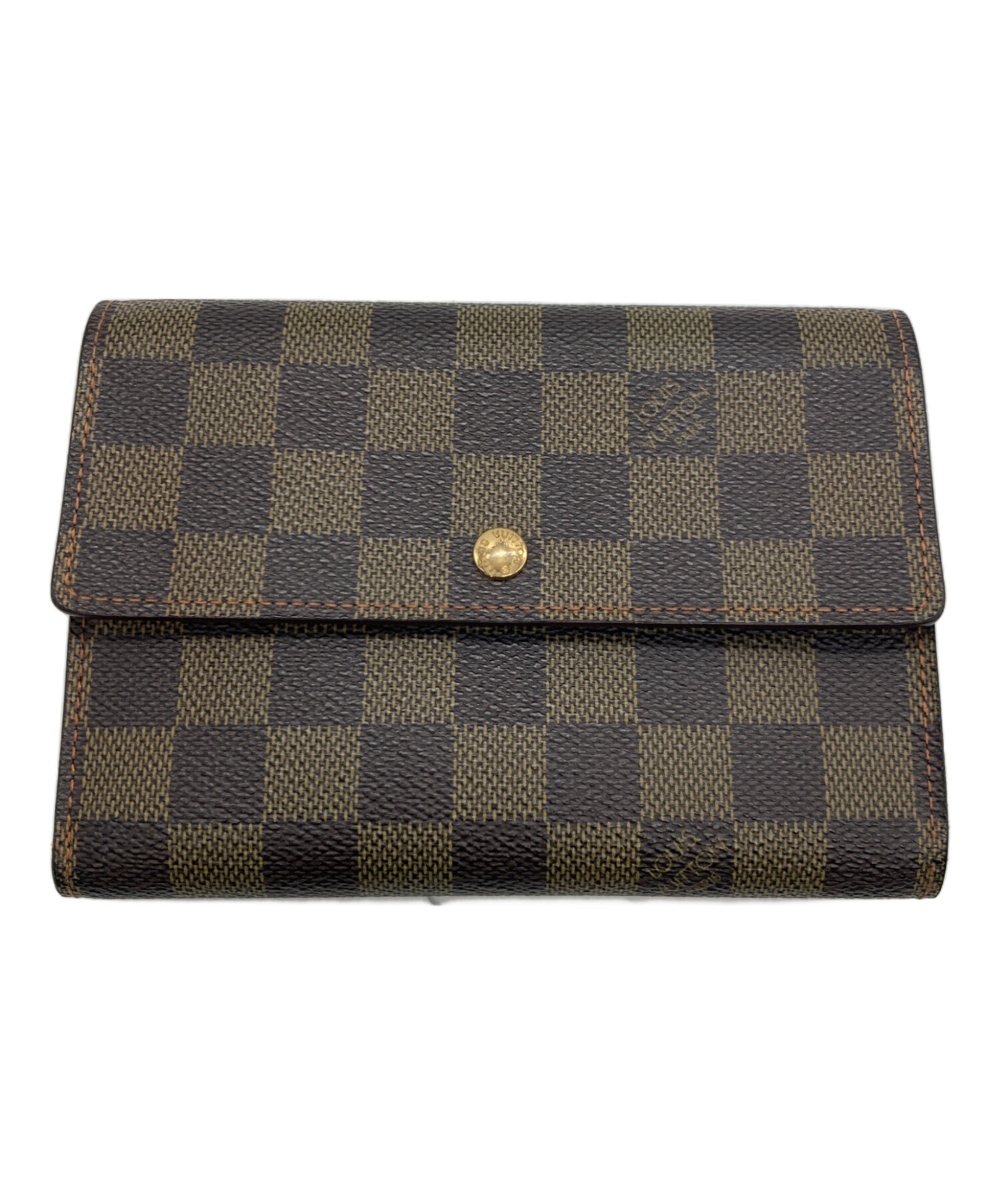 中古・古着通販】LOUIS VUITTON (ルイ ヴィトン) 3つ折り財布 ブラウン