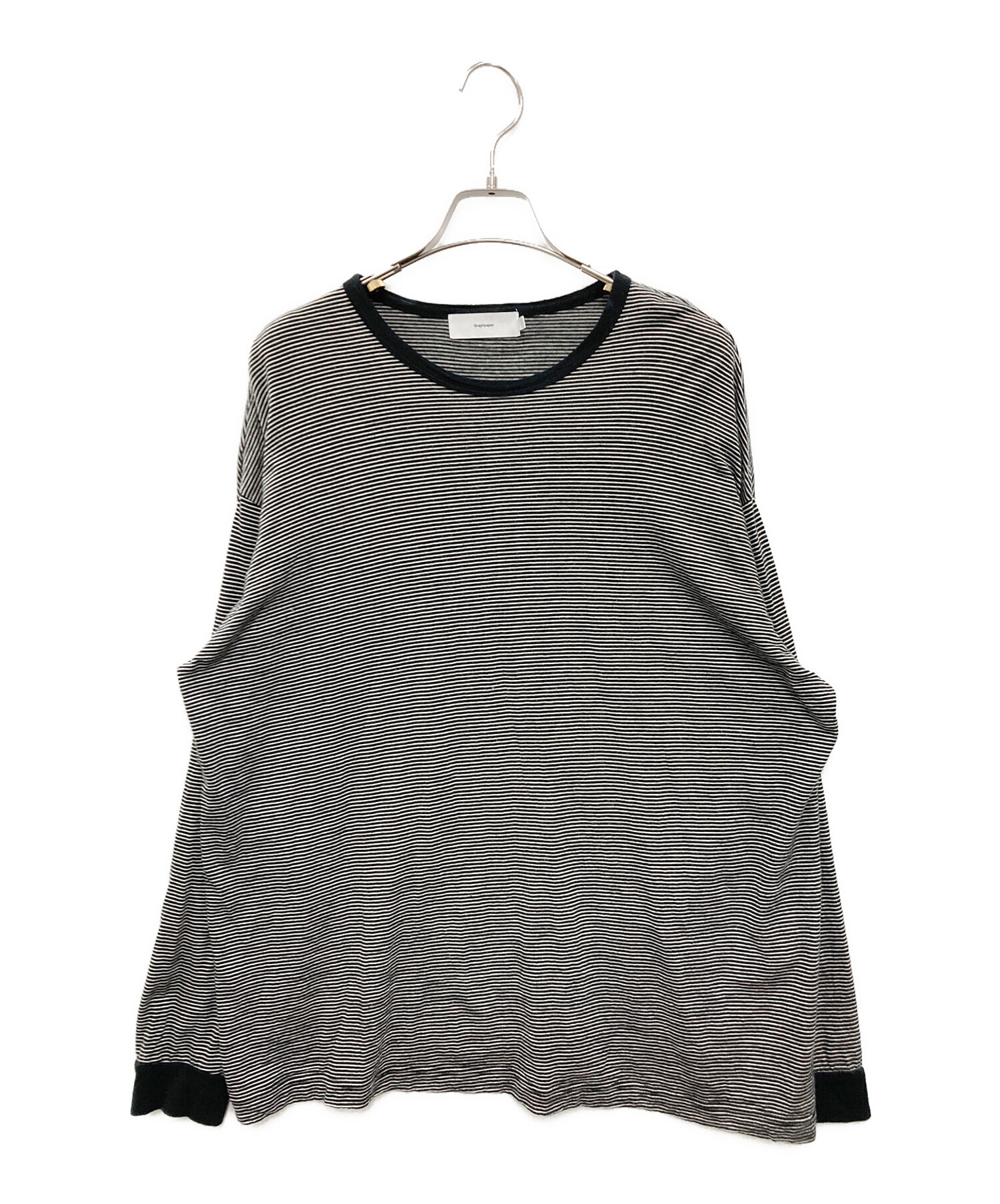 中古・古着通販】Graphpaper (グラフペーパー) Wool Border L/S Tee 
