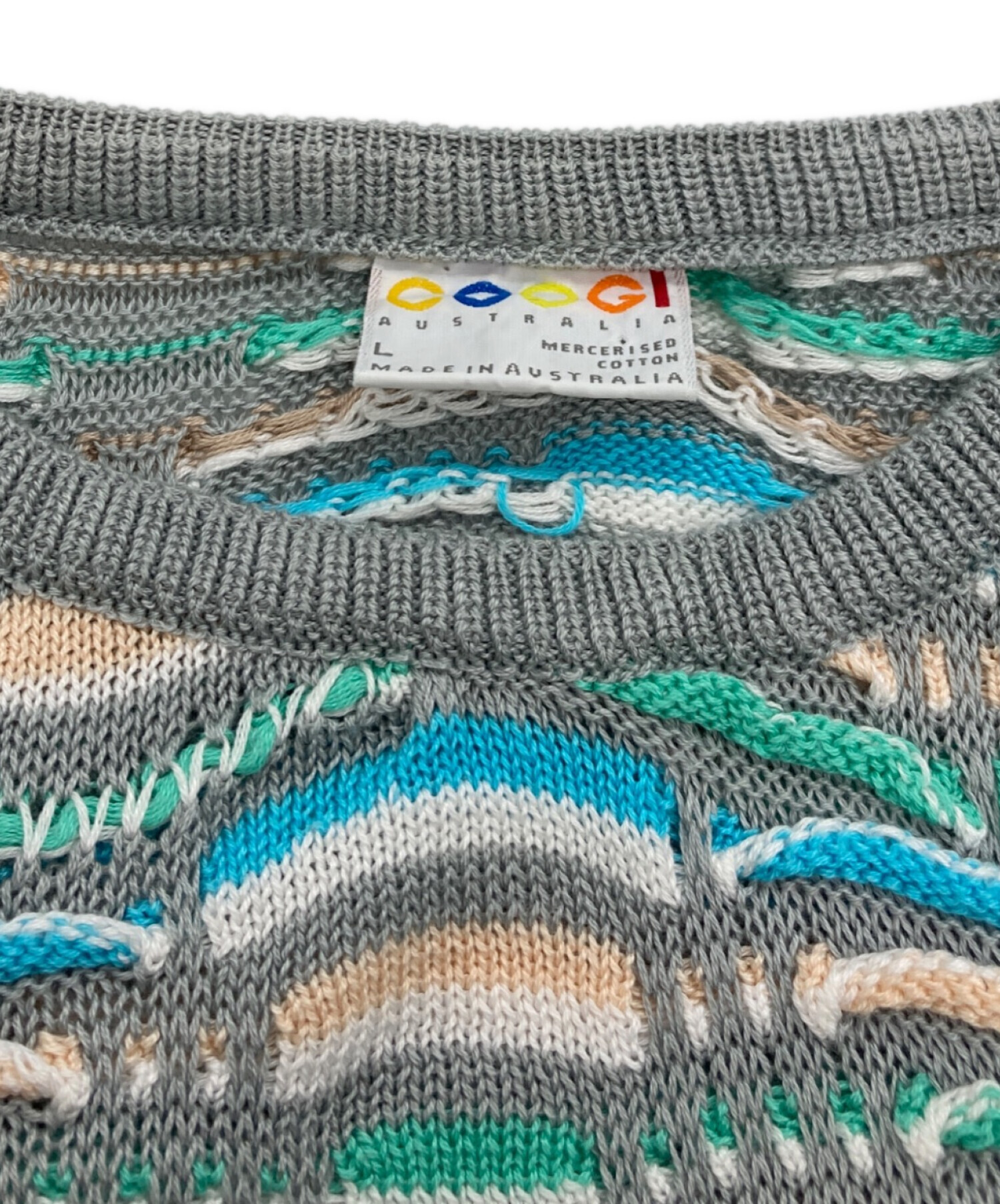 中古・古着通販】Coogi (クージー) ［古着］3Dニット マルチカラー 