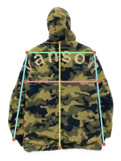 中古・古着通販】VANSON (バンソン) 迷彩柄ボアリバーシブルボア