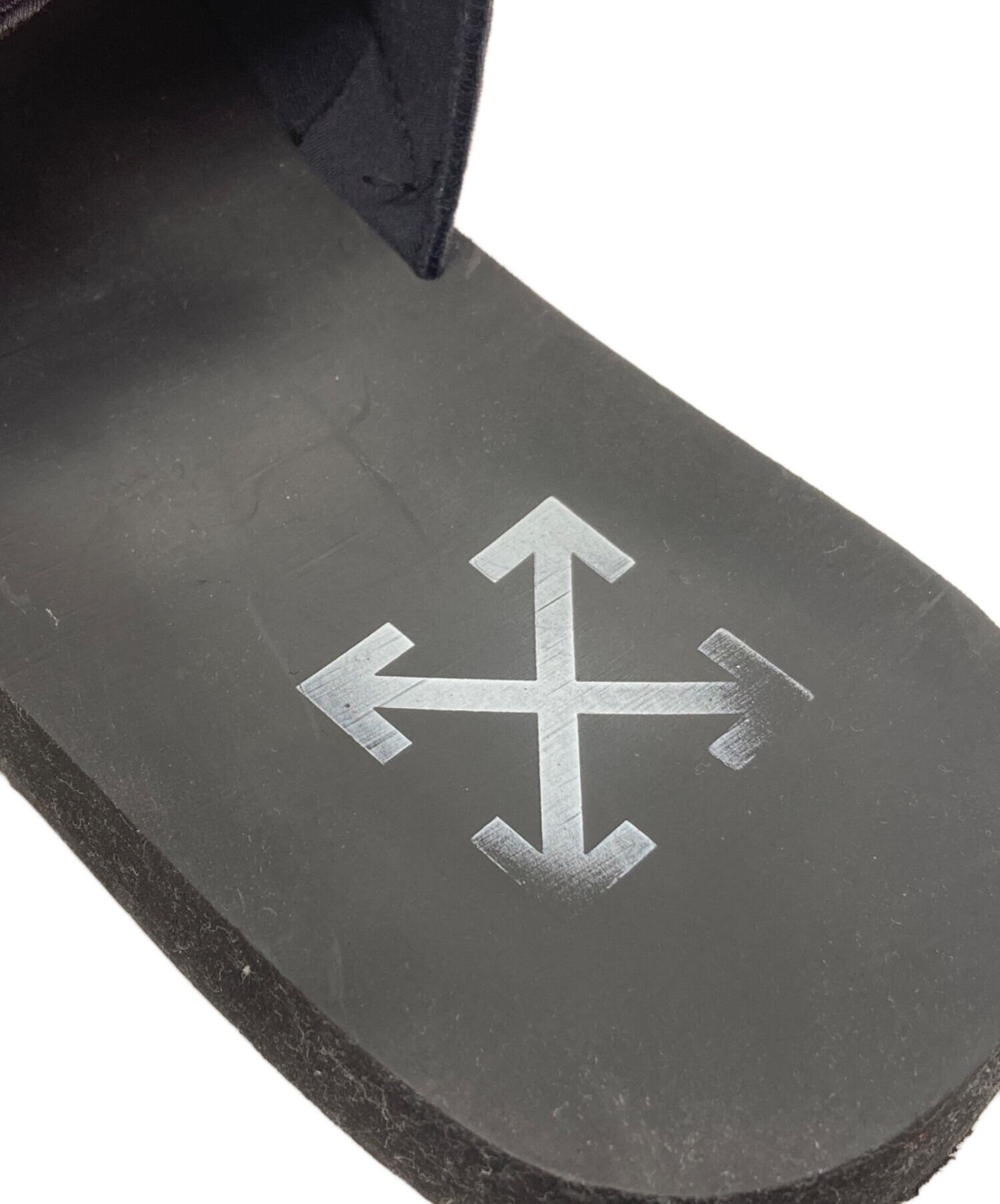 中古・古着通販】OFFWHITE (オフホワイト) INDUSTRIAL SLIDER ブラック