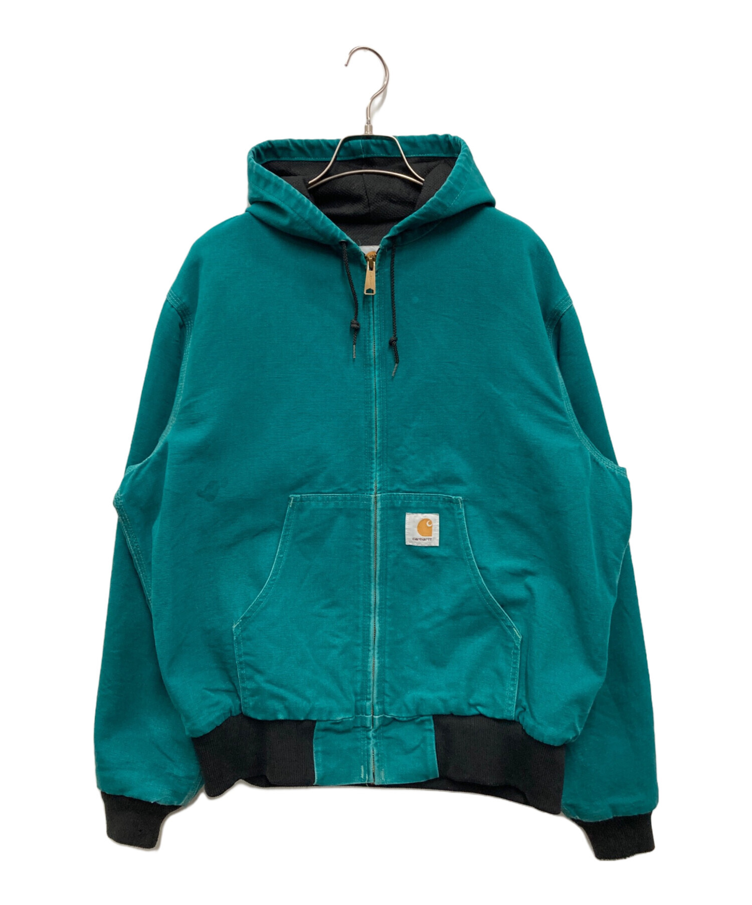 【古着】Carhartt カーハート　アクティブジャケット　ダークグリーン 90年代 Carhartt カーハート ダック地 アクティブジャケット メンズM