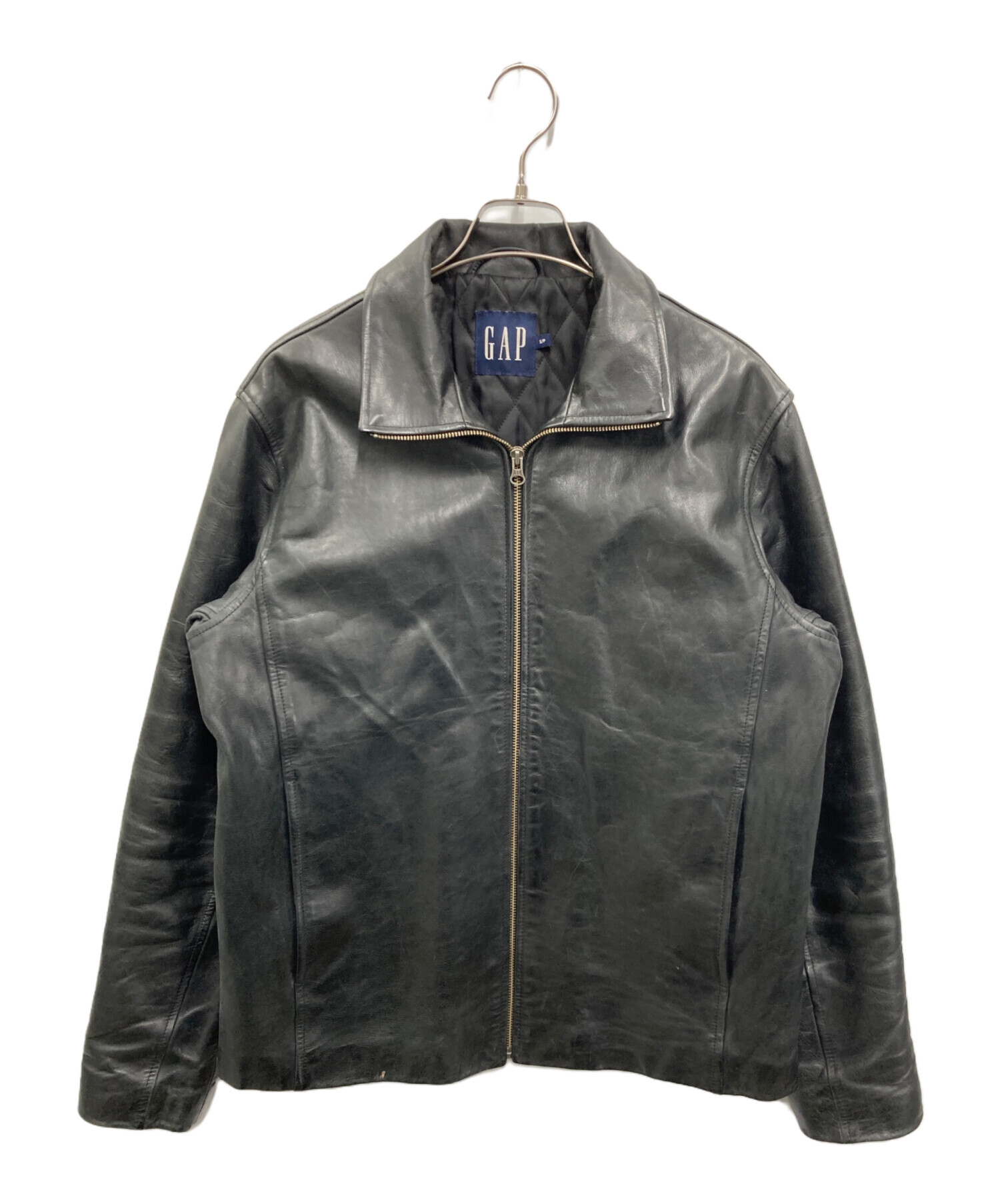 中古・古着通販】GAP (ギャップ) ジップアップレザージャケット