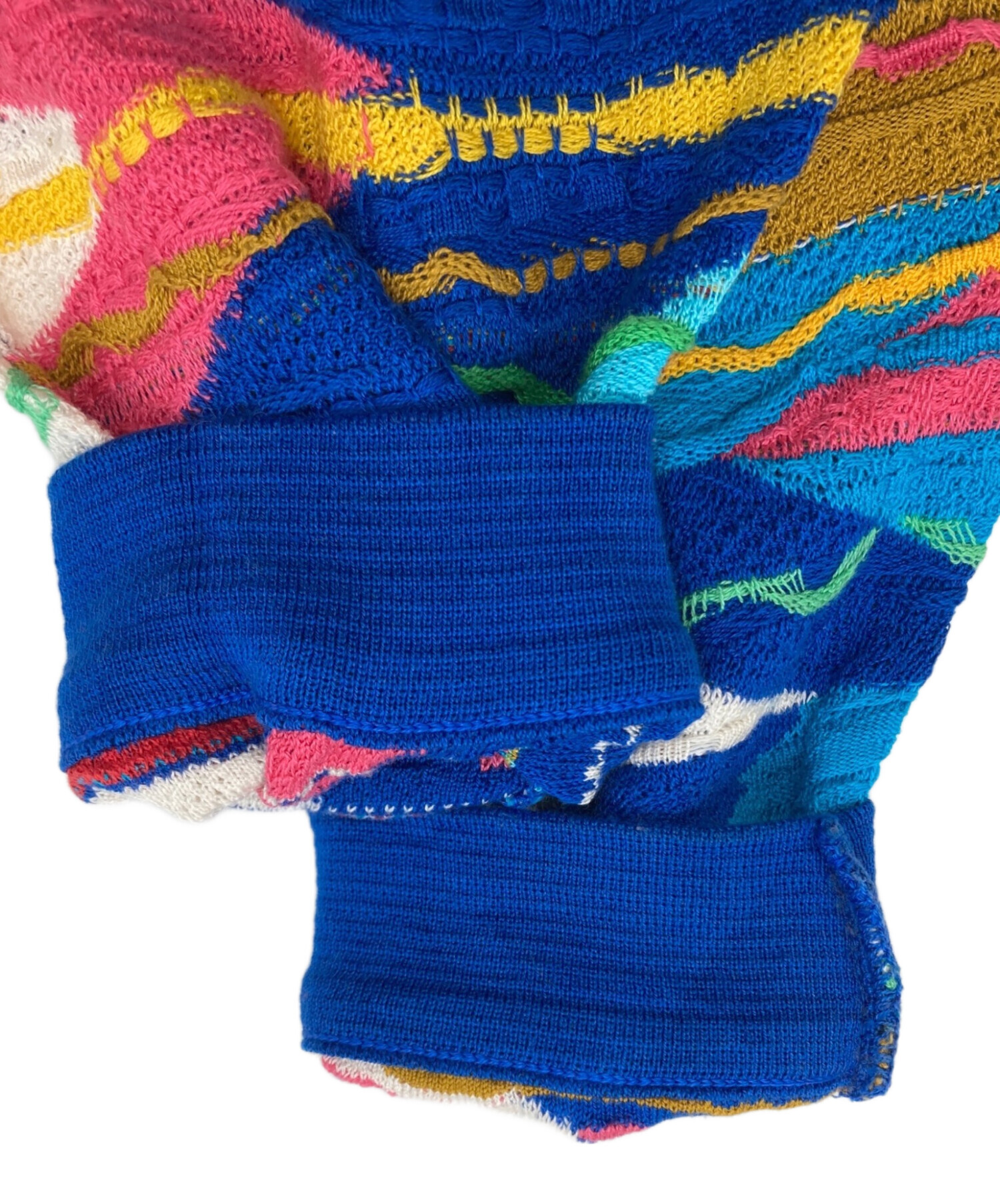 中古・古着通販】COOGI (クージー) ［古着］3Dニット ブルー サイズ:M