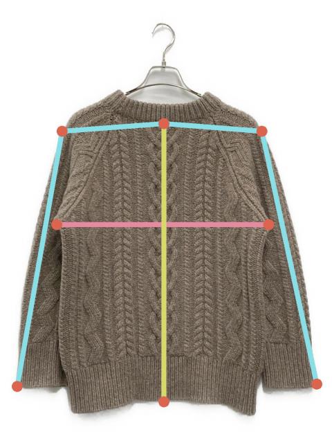 中古・古着通販】PHERROW'S (フェローズ) ウールケーブルニット