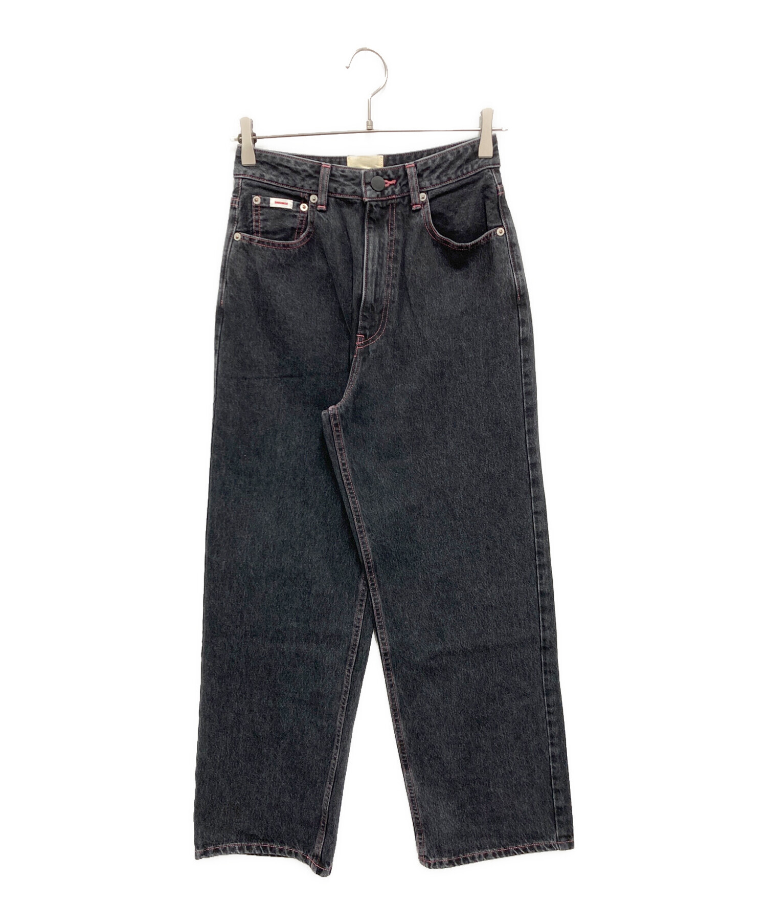 K*I様 シシクイ　SHISHIKUI Daco ダコ ブラック　38 Daco / BLACK PINK STITCH – SHISHIKUI