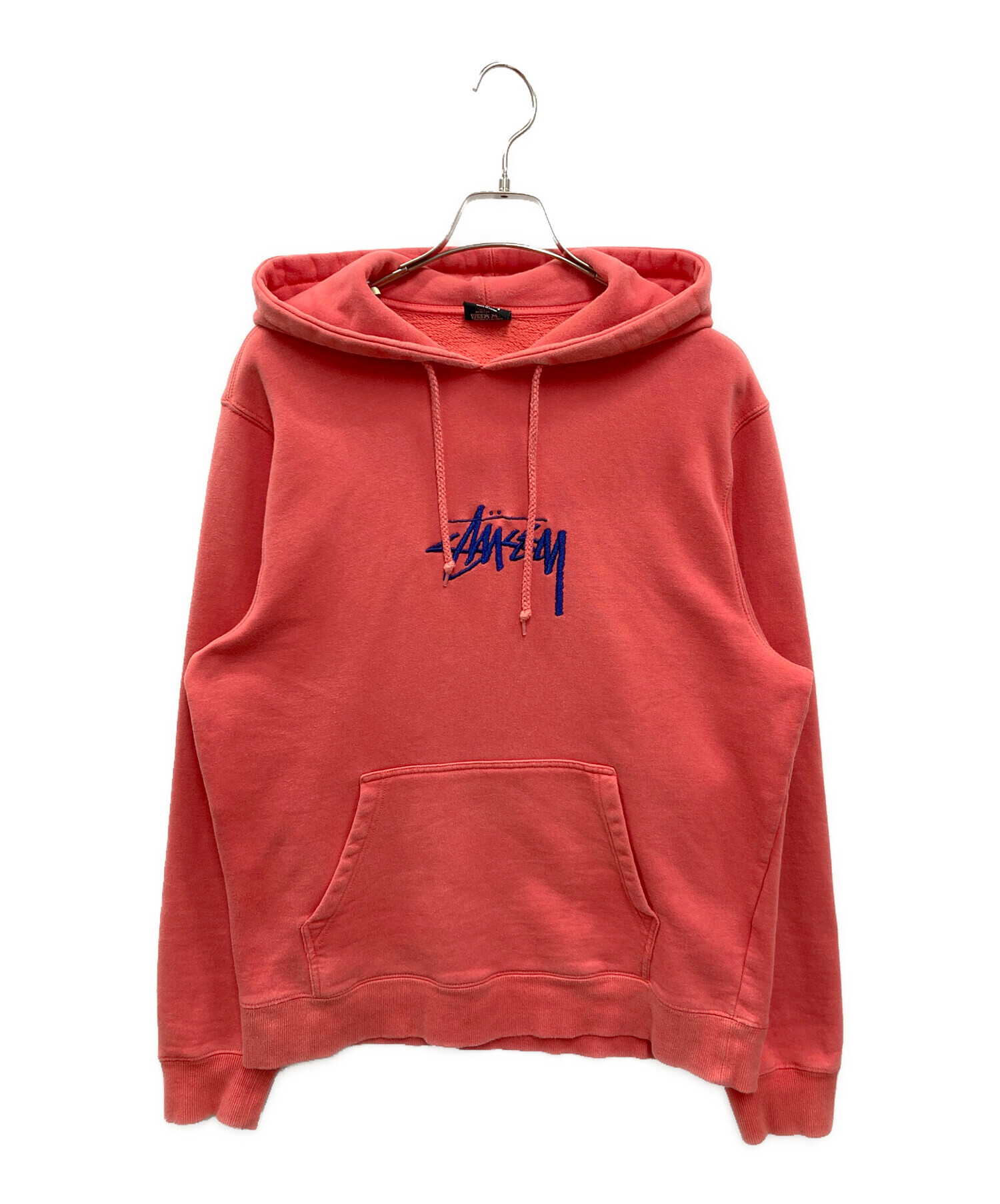 中古・古着通販】stussy (ステューシー) STOCK LOGO APP HOODIE ピンク