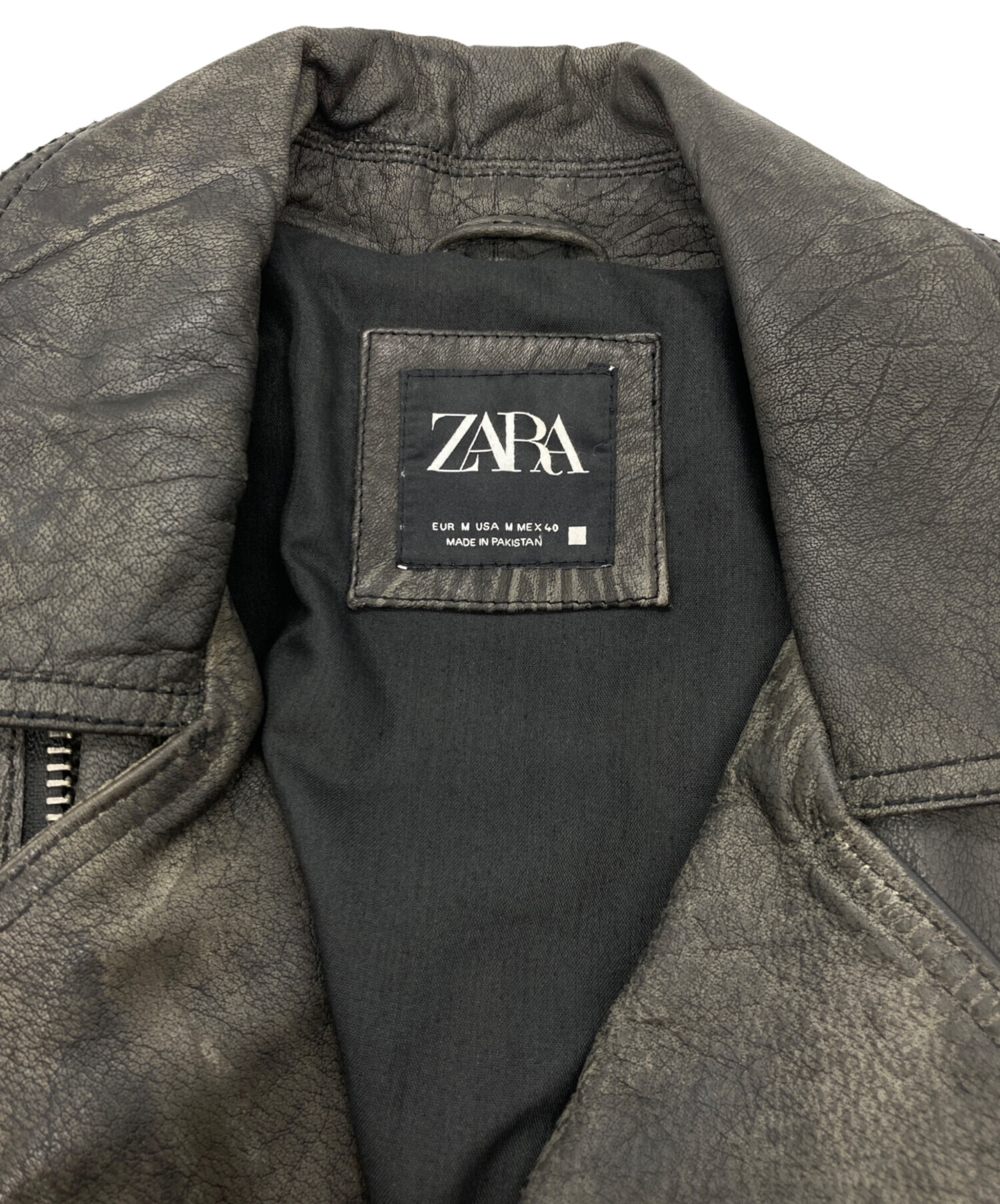 ZARA ザラ　ラムレザー　ダブルライダースジャケット　未使用品 ZARA ザラ ラムレザー ダブルライダースジャケット 未使用品 ZARA