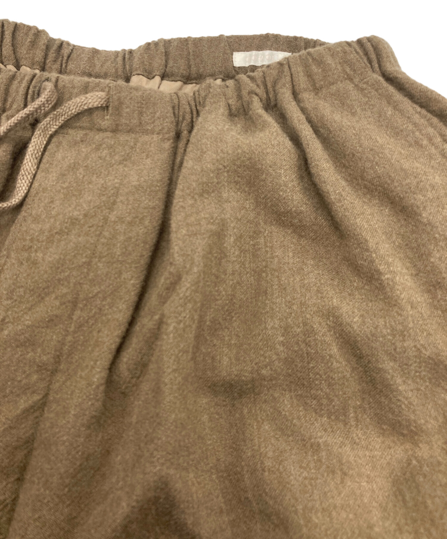 中古・古着通販】COMOLI (コモリ) KHAKI縮絨ウール 6Pパンツ ブラウン