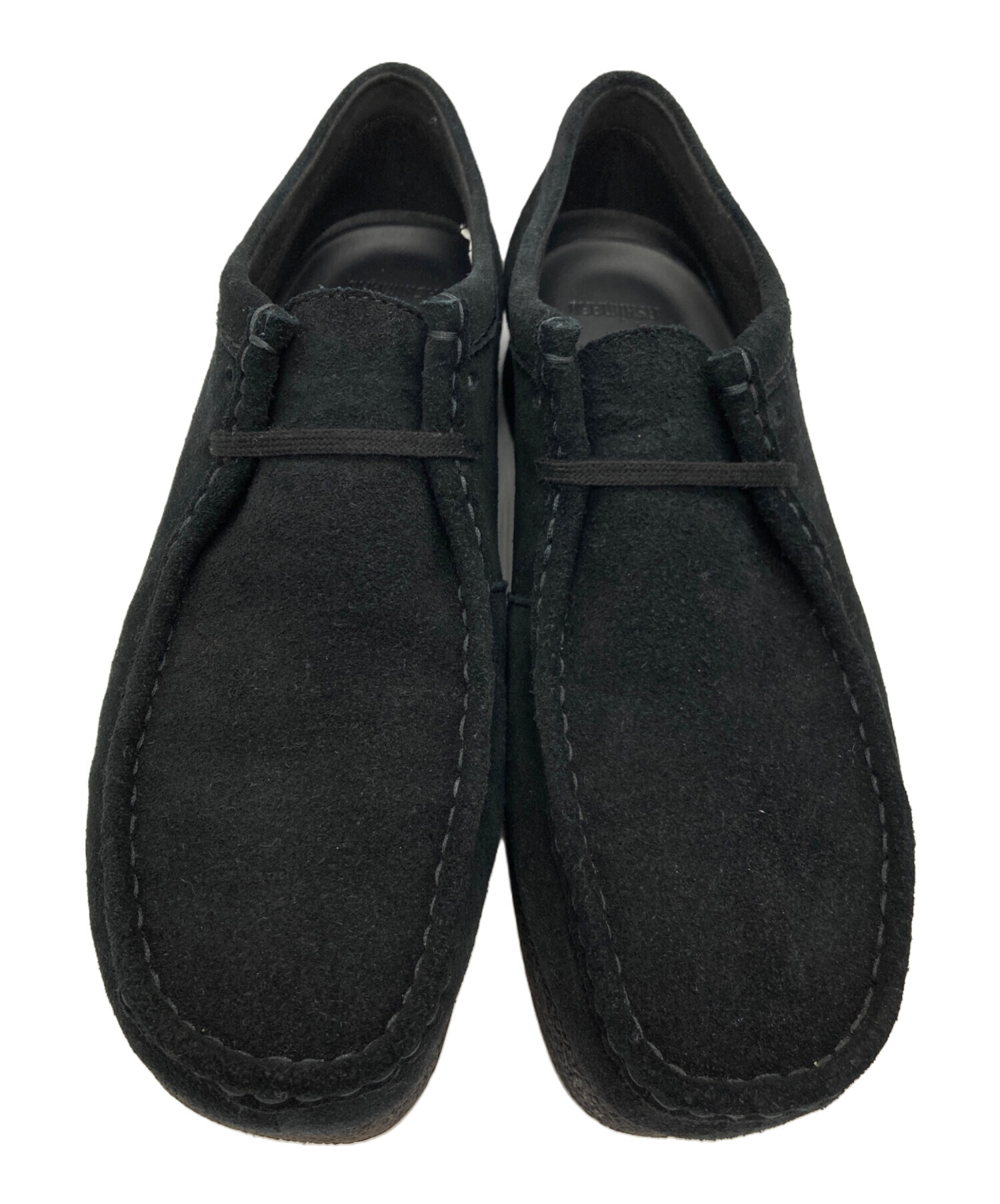 【中古】Clarks Wallabee EVO WP クラークス　ワラビー　黒 Clarks Wallabee EVO WP ワラビーエヴォウォータープルーフ（619JAW23