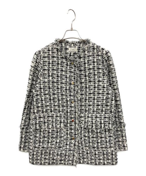 中古・古着通販】IENA (イエナ) Marin Tweed ジャケット.S ホワイト