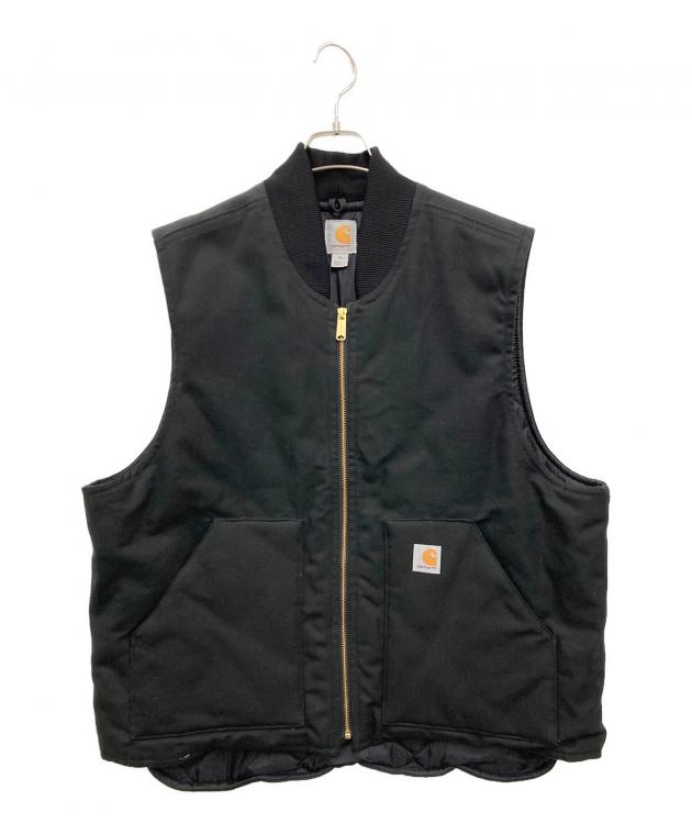 【希少】Carhartt ベスト 黒 XL 中古・古着通販】CarHartt (カーハート) ダックベスト ブラック サイズ