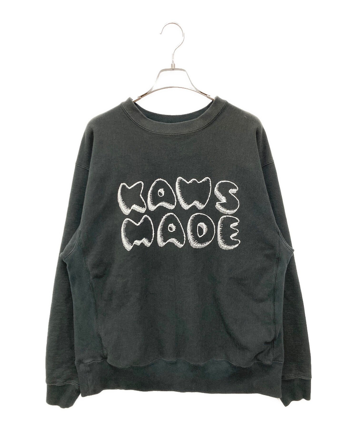 中古・古着通販】HUMAN MADE (ヒューマンメイド) KAWS (カウズ) クルー